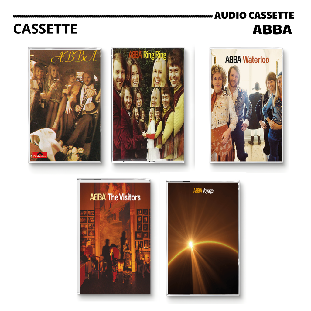 ABBA Vintage Cassette Tapes | Waterloo & The Visitors Classic Set