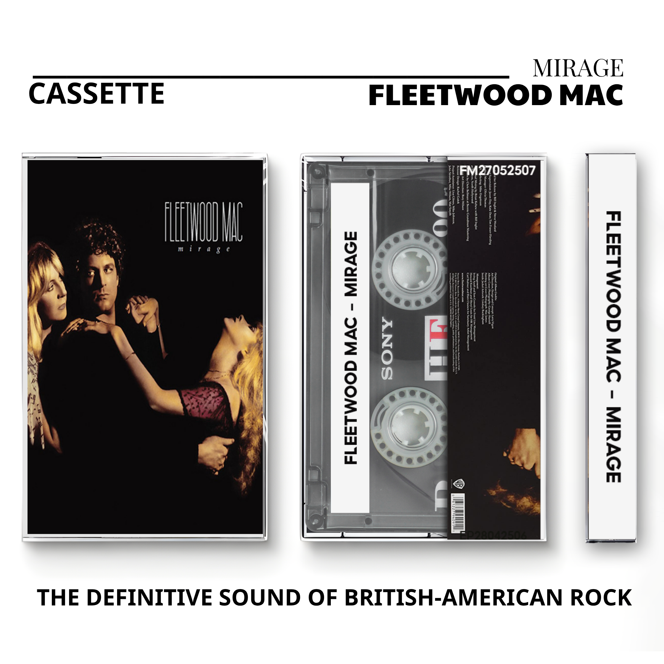 Fleetwood Mac Vintage Cassette Tapes | Classic Mirage & Soft Rock Set