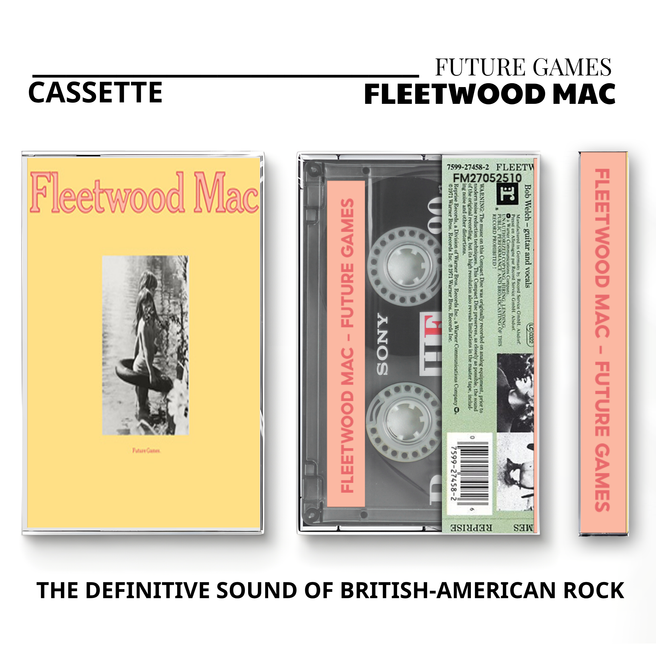 Fleetwood Mac Vintage Cassette Tapes | Classic Mirage & Soft Rock Set