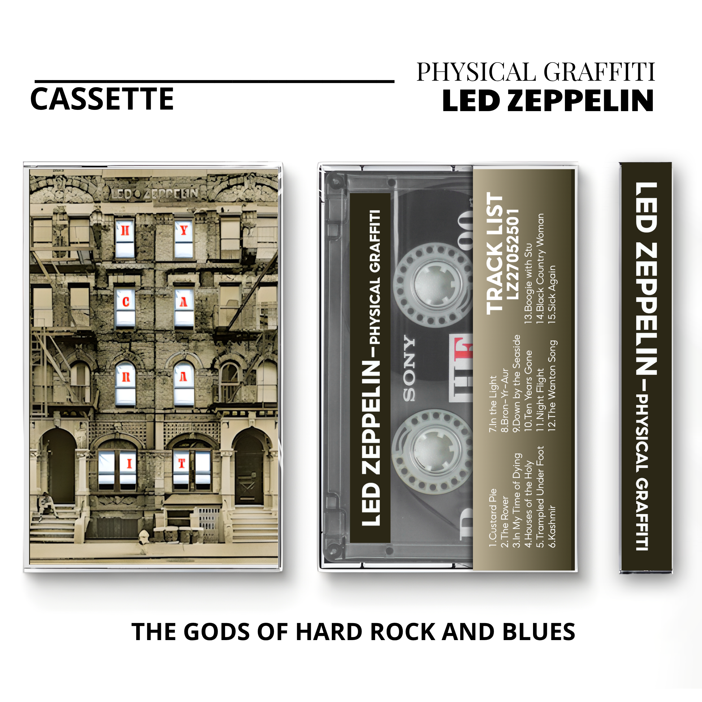 Led Zeppelin Vintage Cassette Tapes | Hard Rock & Heavy Blues Classic Set