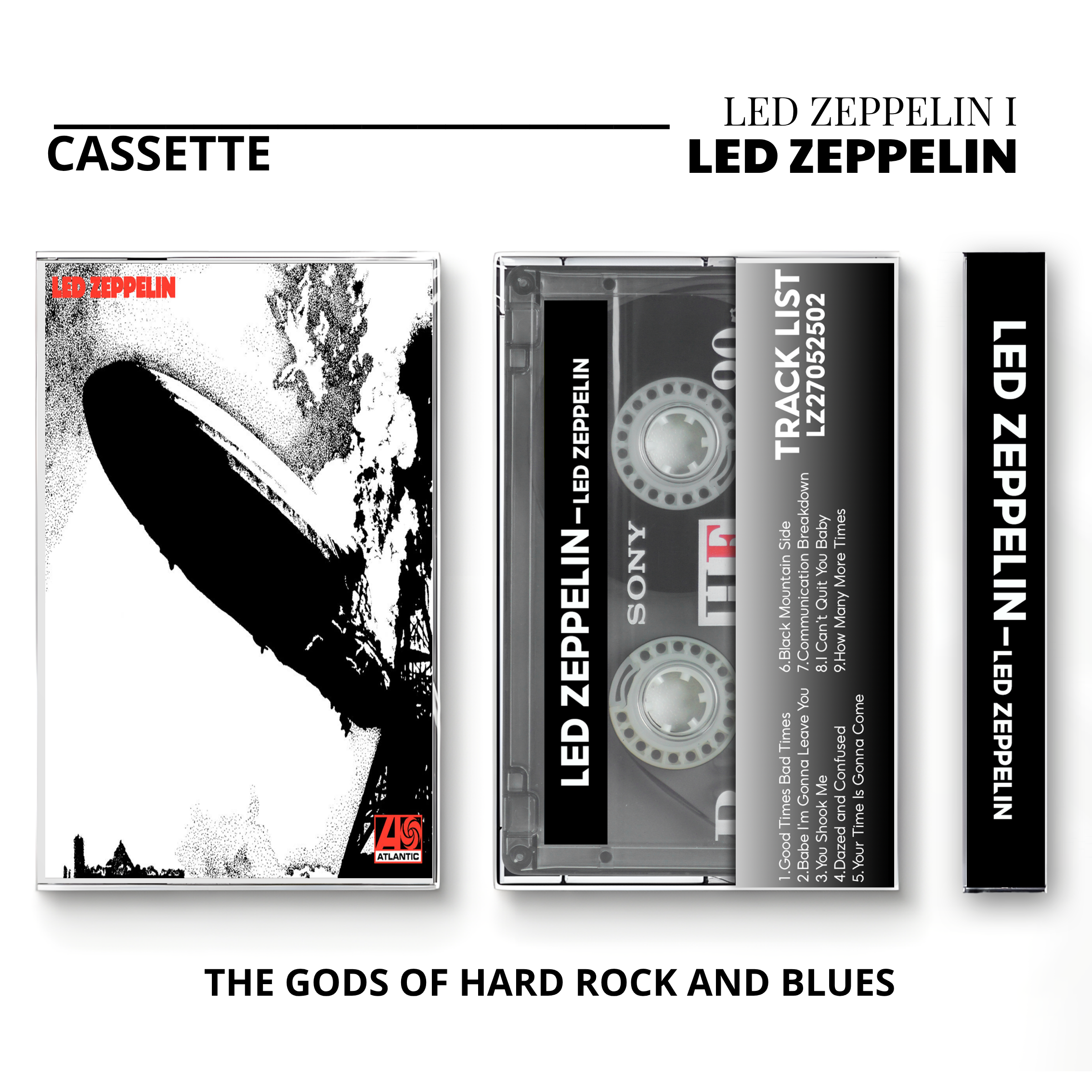 Led Zeppelin Vintage Cassette Tapes | Hard Rock & Heavy Blues Classic Set