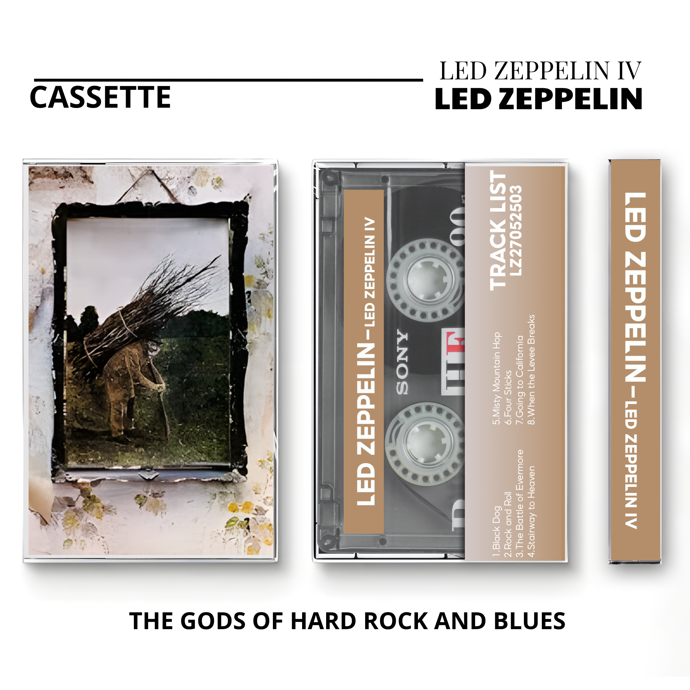 Led Zeppelin Vintage Cassette Tapes | Hard Rock & Heavy Blues Classic Set