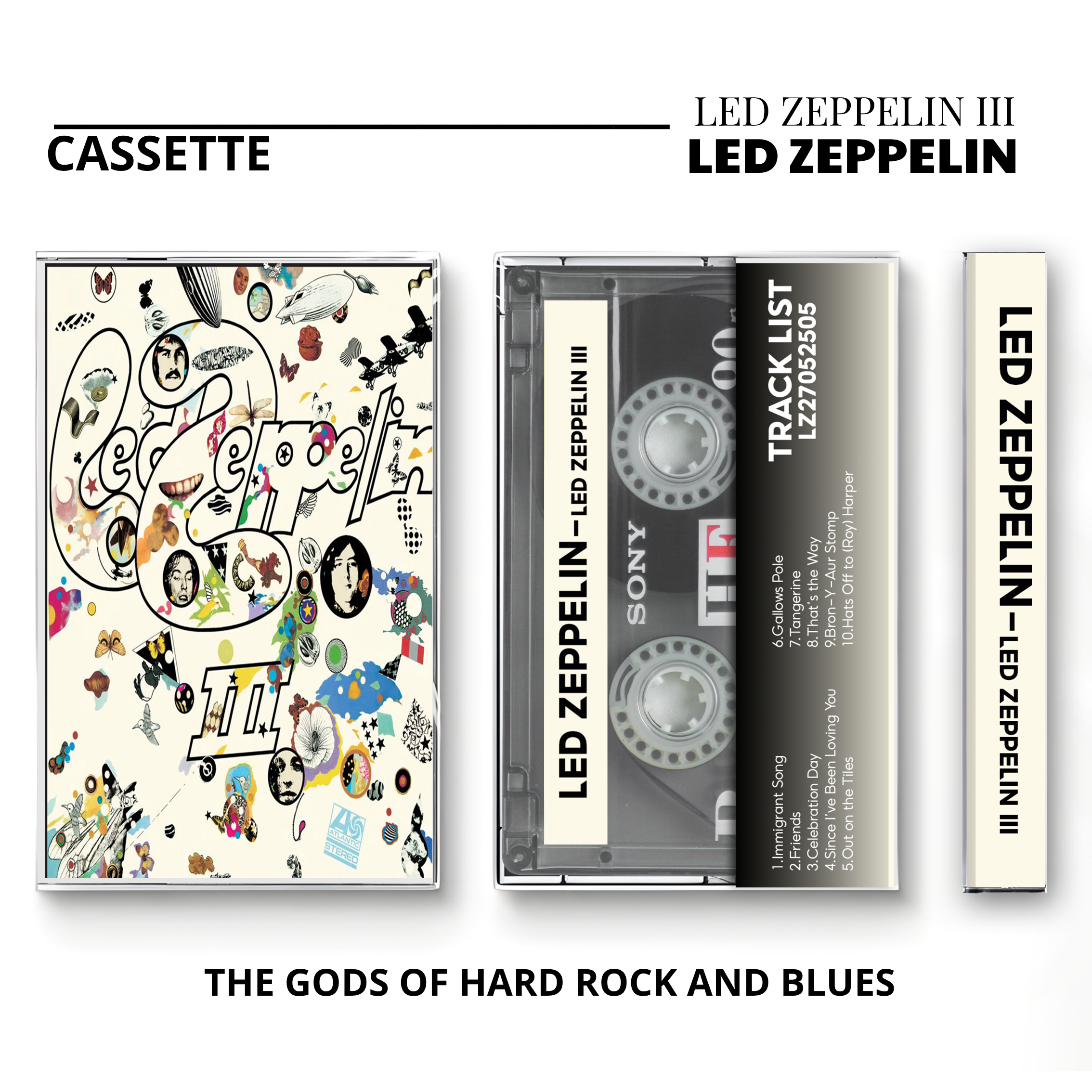 Led Zeppelin Vintage Cassette Tapes | Hard Rock & Heavy Blues Classic Set