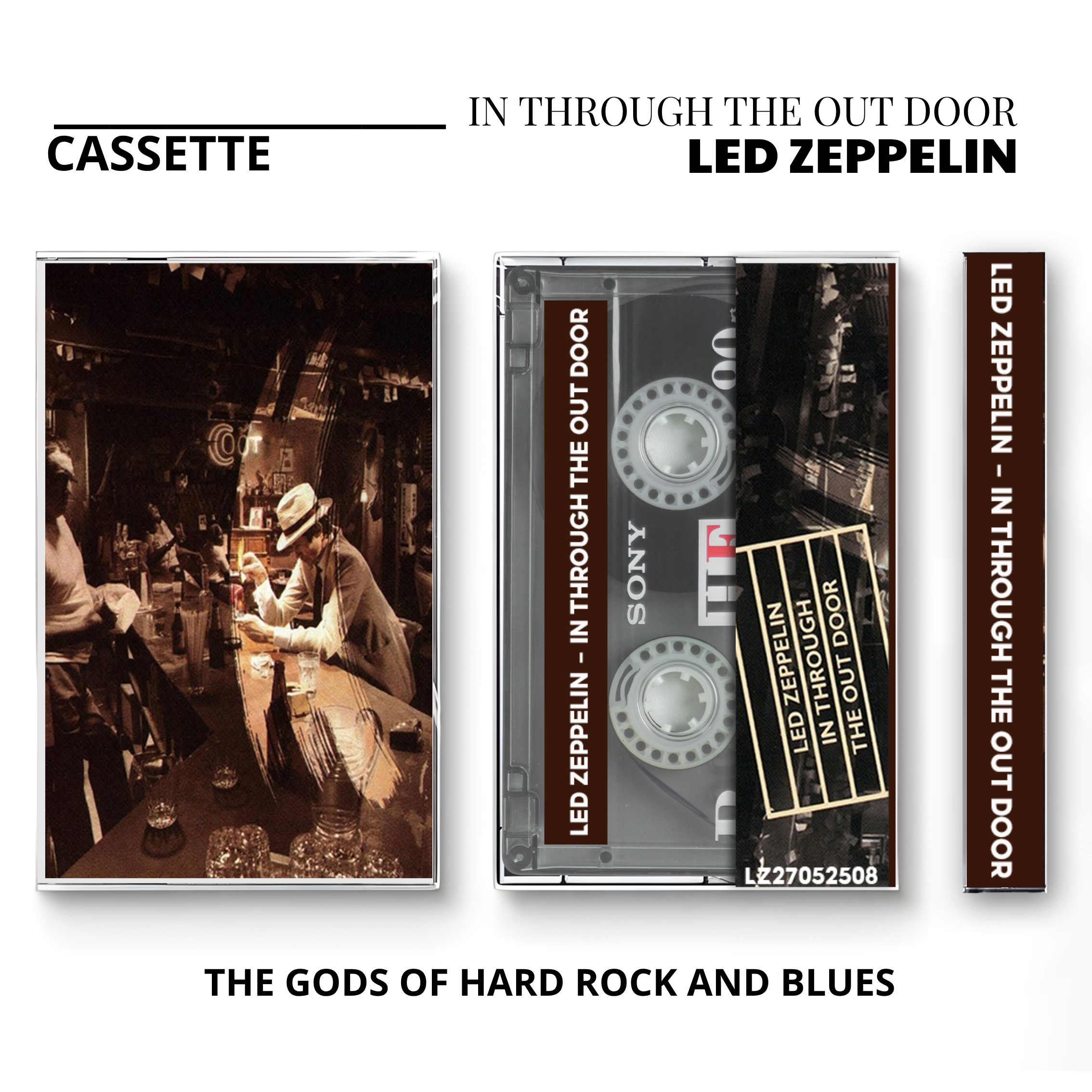 Led Zeppelin Vintage Cassette Tapes | Classic Presence & Live Rock Set
