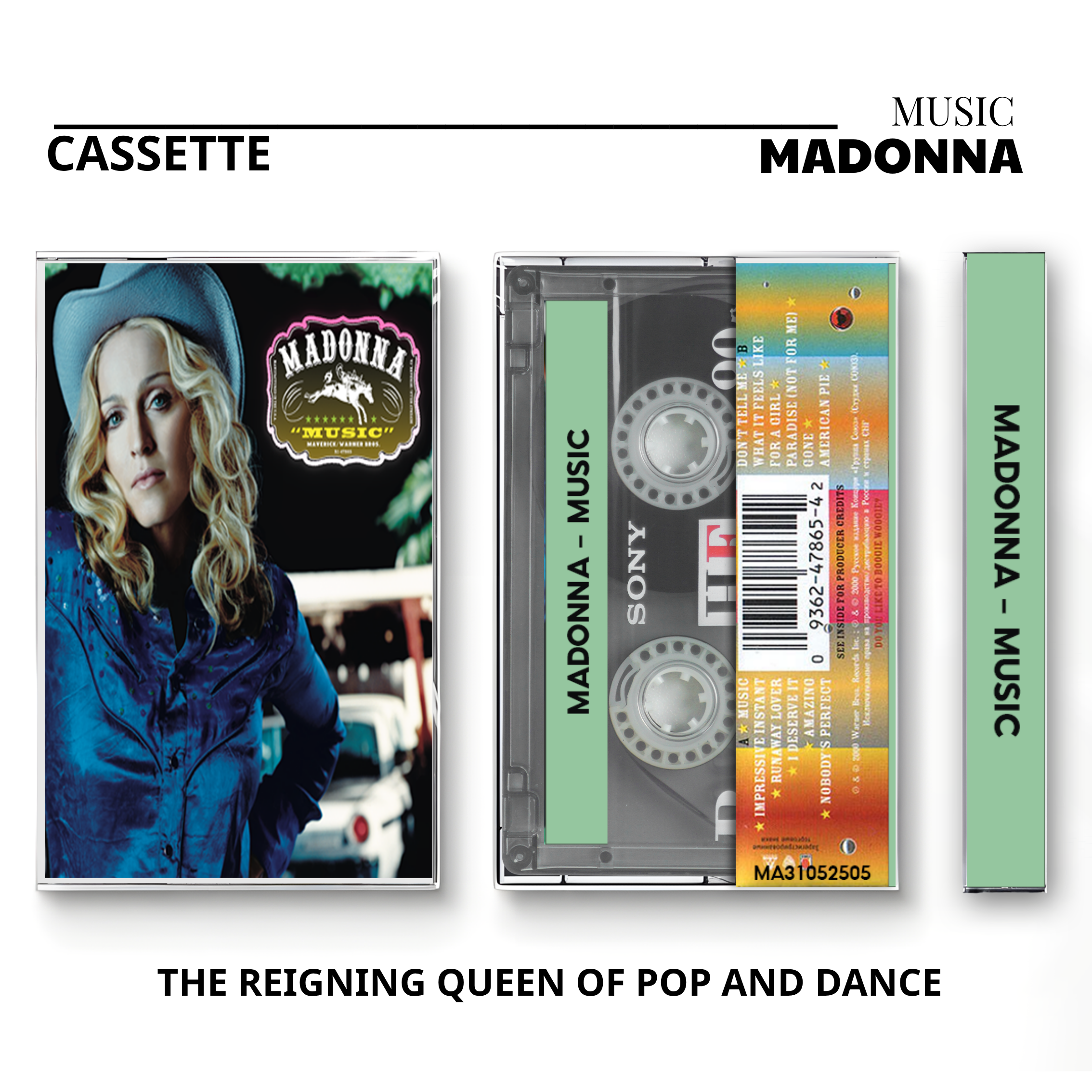 Madonna Vintage Cassette Tapes | Pop Icon & Dance Floor Classic Set