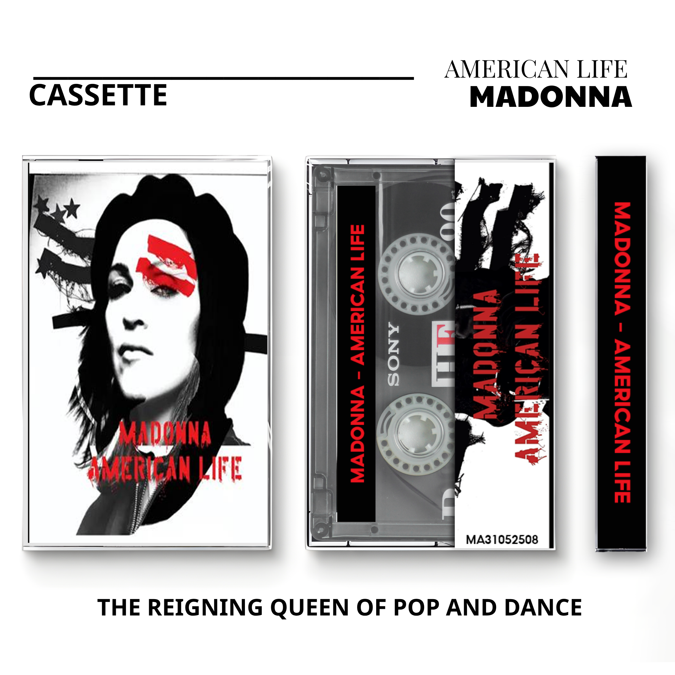Madonna Vintage Cassette Tapes | Classic Pop & R&B Essential Set