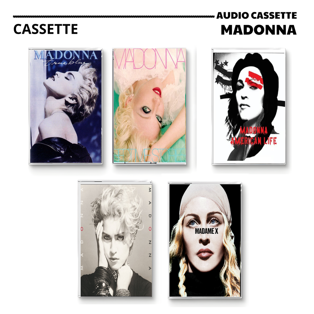 Madonna Vintage Cassette Tapes | Classic Pop & R&B Essential Set