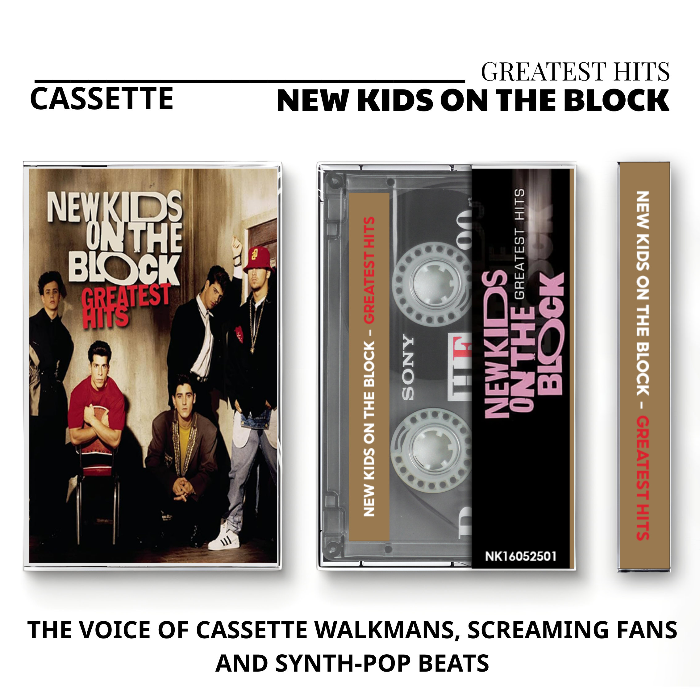 New Kids on the Block Vintage Cassette Tapes | Hangin' Tough & Step By Step Set