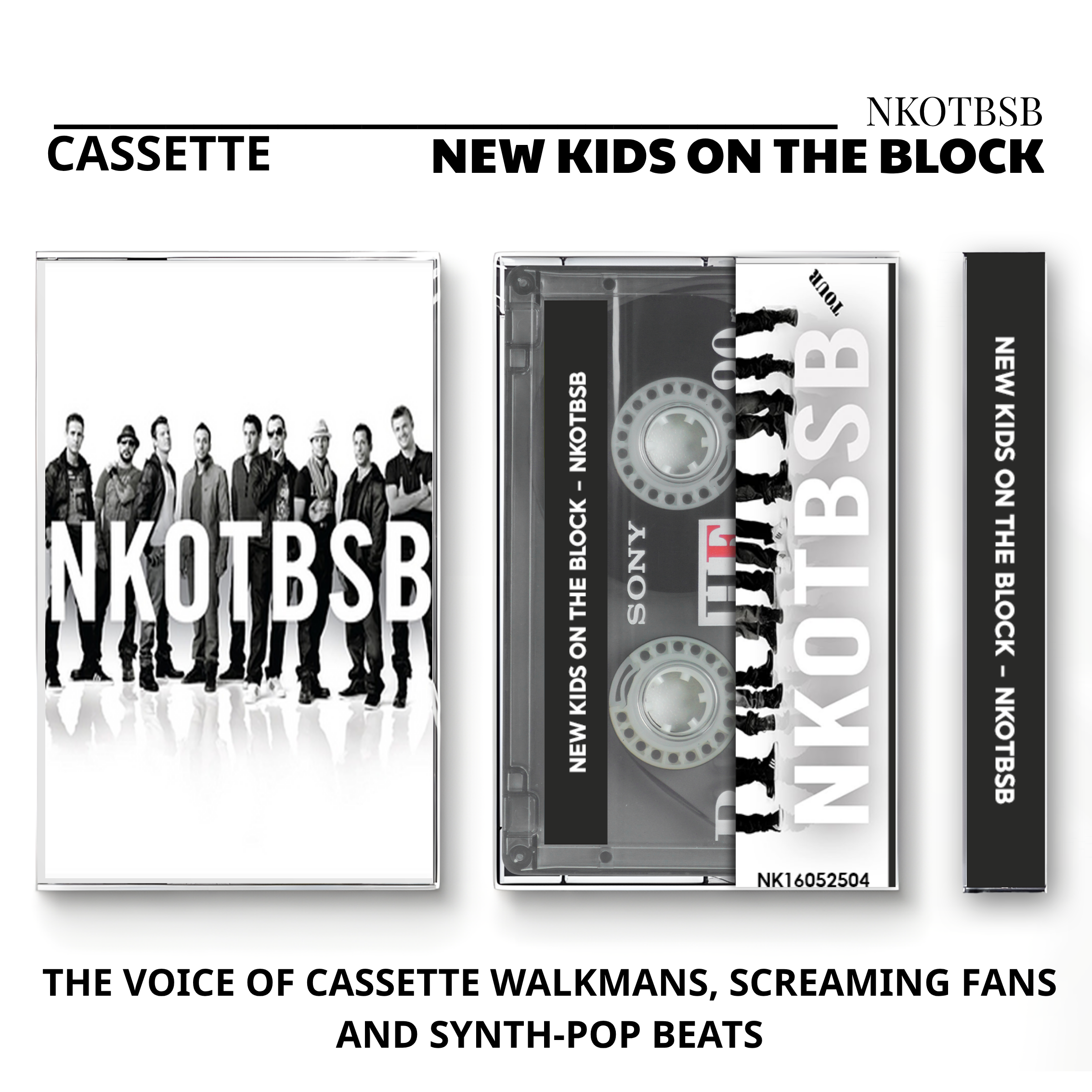 New Kids on the Block Vintage Cassette Tapes | Hangin' Tough & Step By Step Set