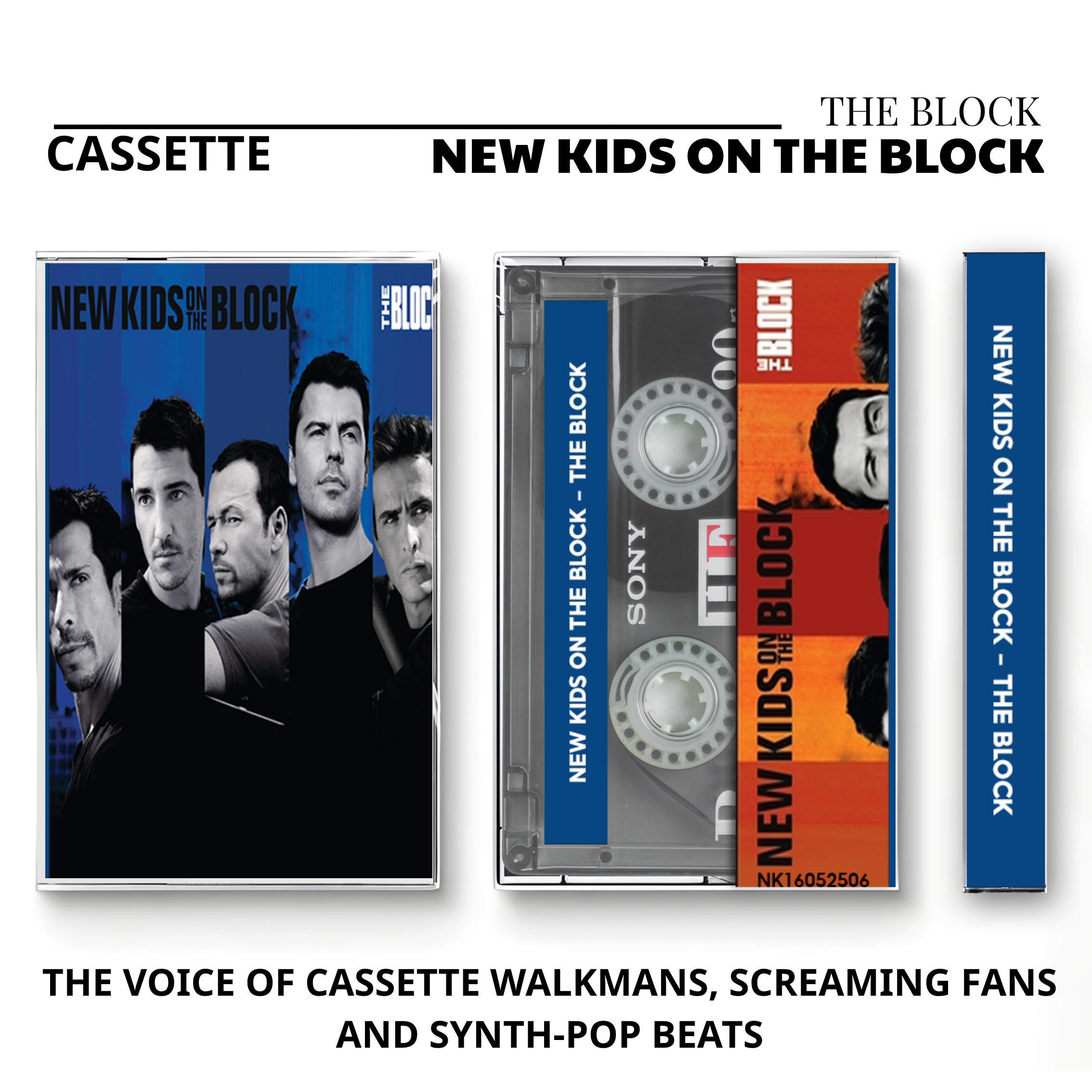 New Kids on the Block Vintage Cassette | The Block, Debut & Christmas Collection