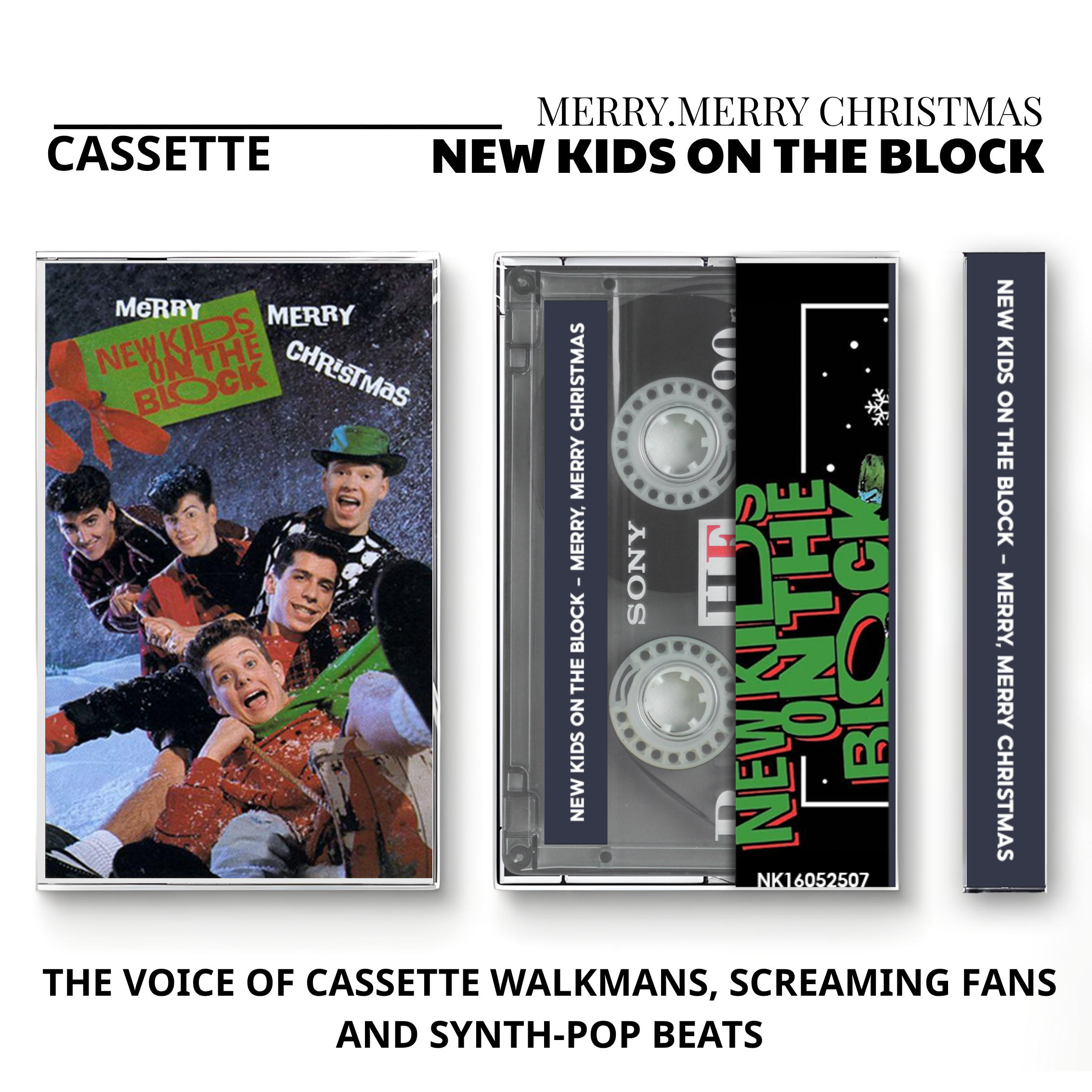 New Kids on the Block Vintage Cassette | The Block, Debut & Christmas Collection