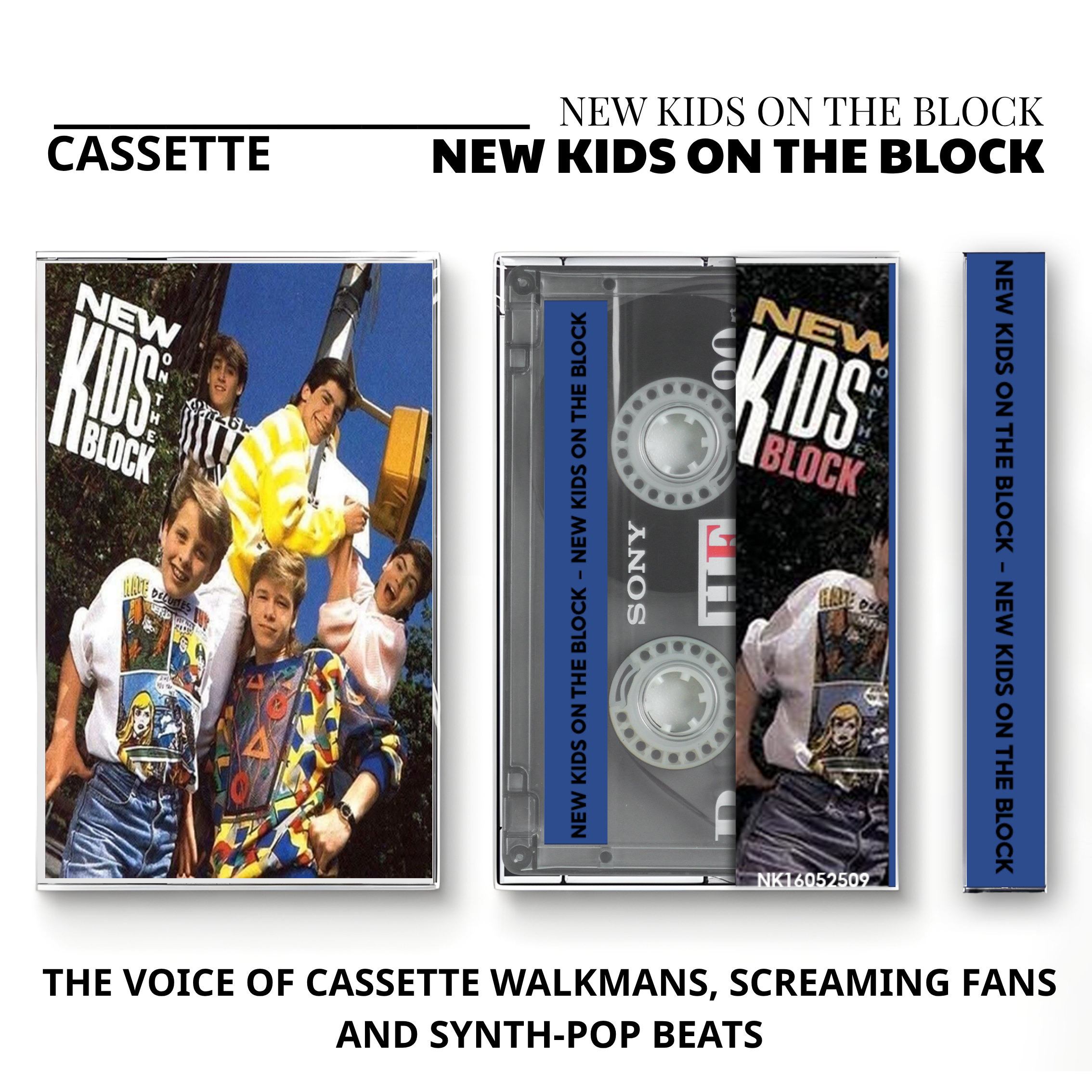 New Kids on the Block Vintage Cassette | The Block, Debut & Christmas Collection
