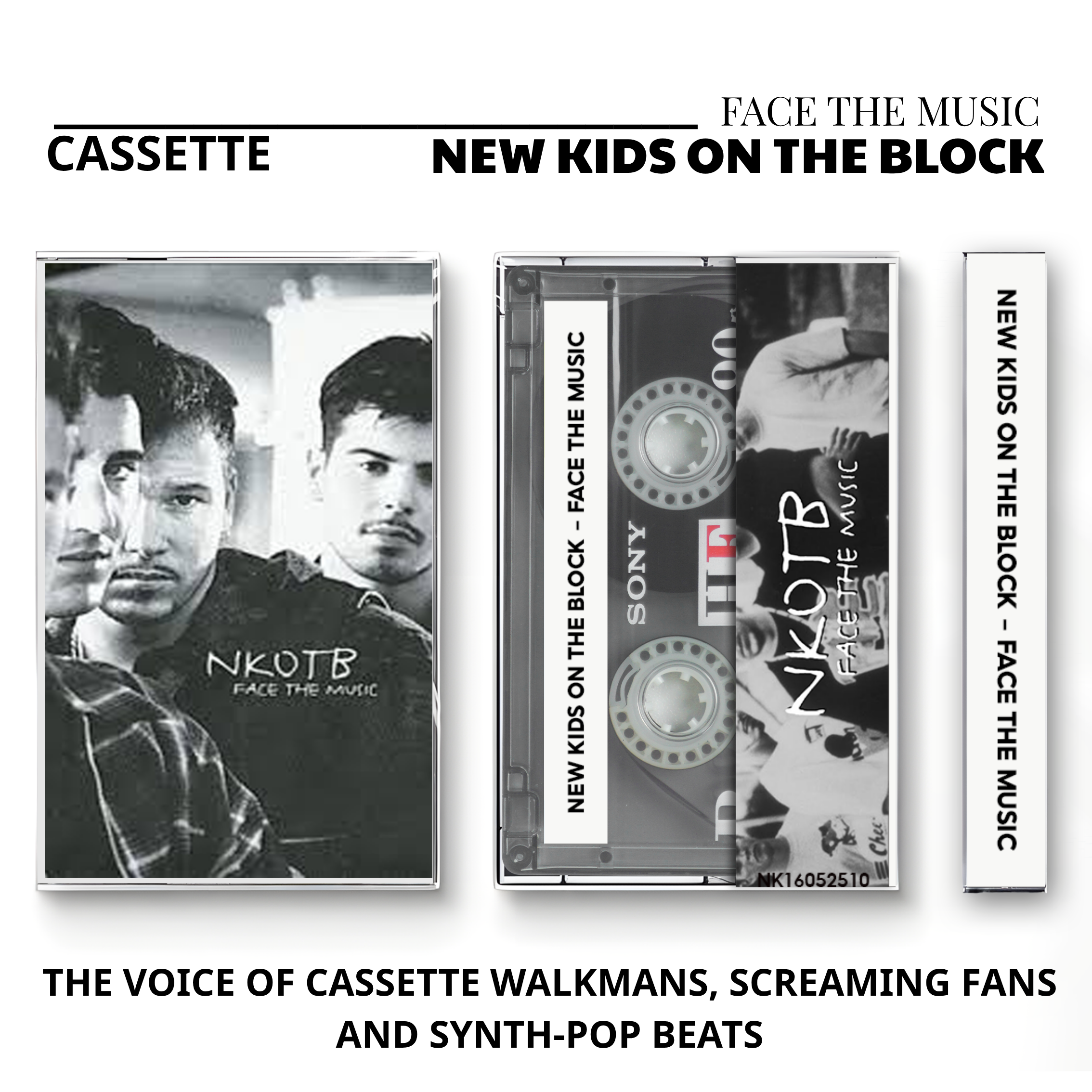 New Kids on the Block Vintage Cassette | The Block, Debut & Christmas Collection