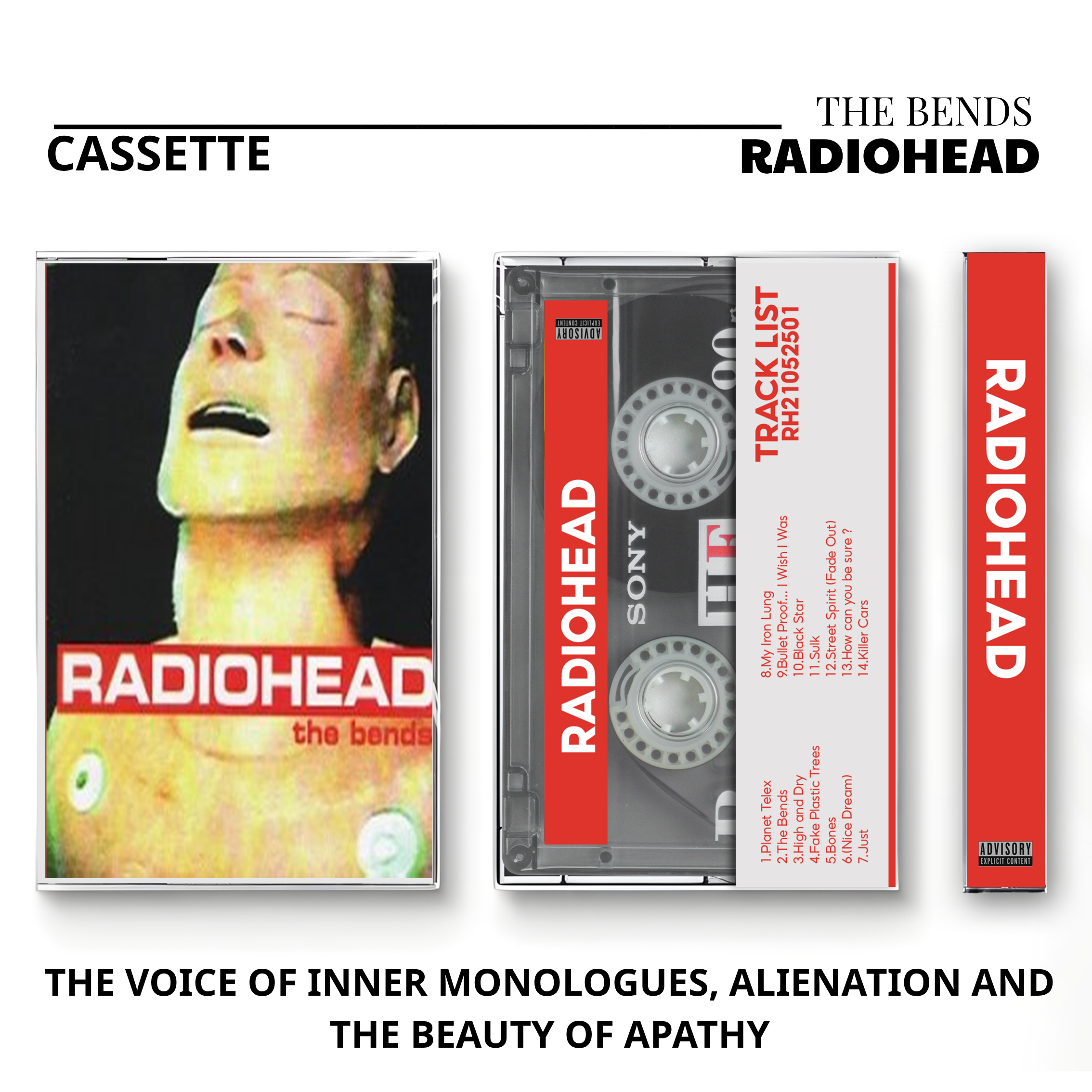Radiohead Vintage Cassette | OK Computer, Kid A & In Rainbows