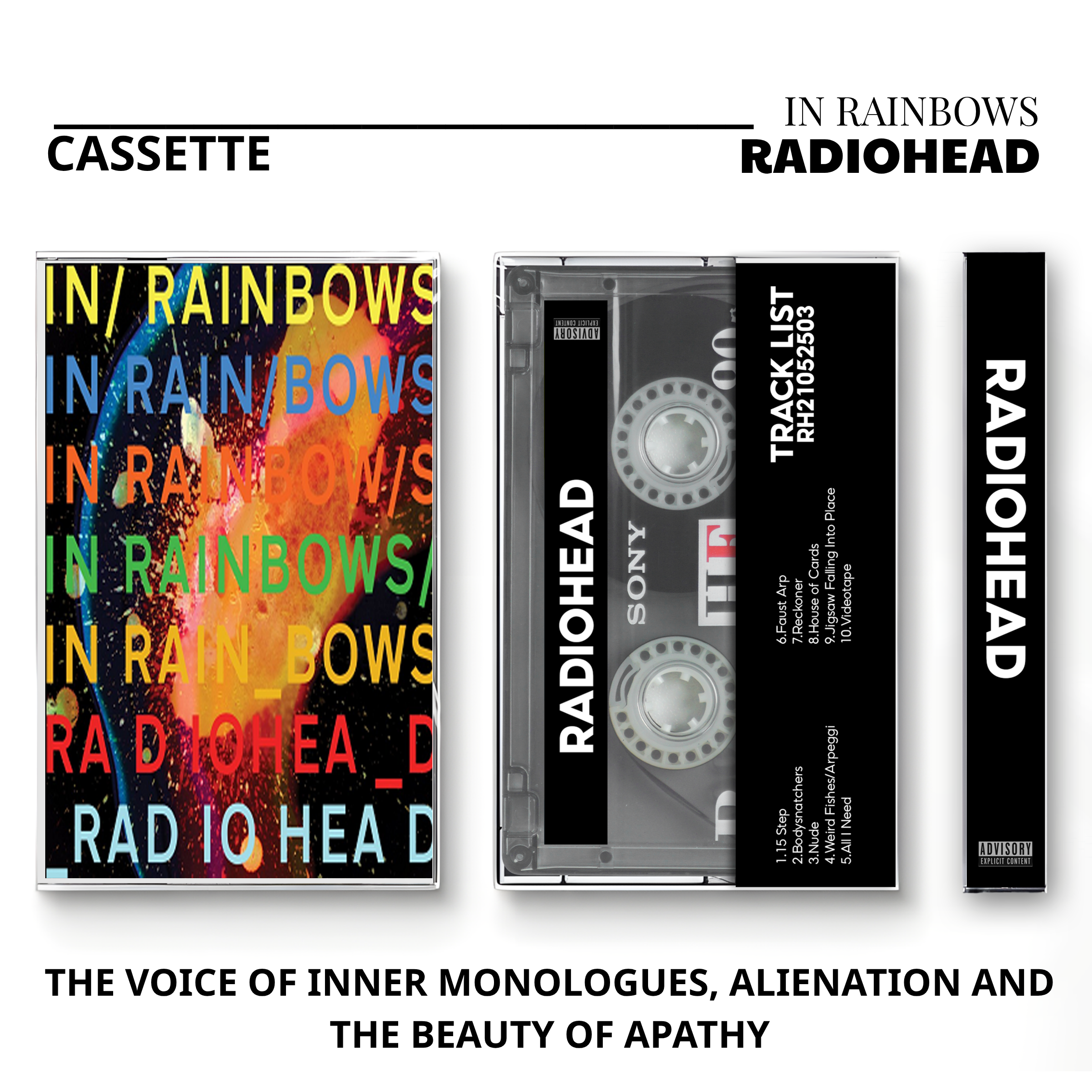 Radiohead Vintage Cassette | OK Computer, Kid A & In Rainbows