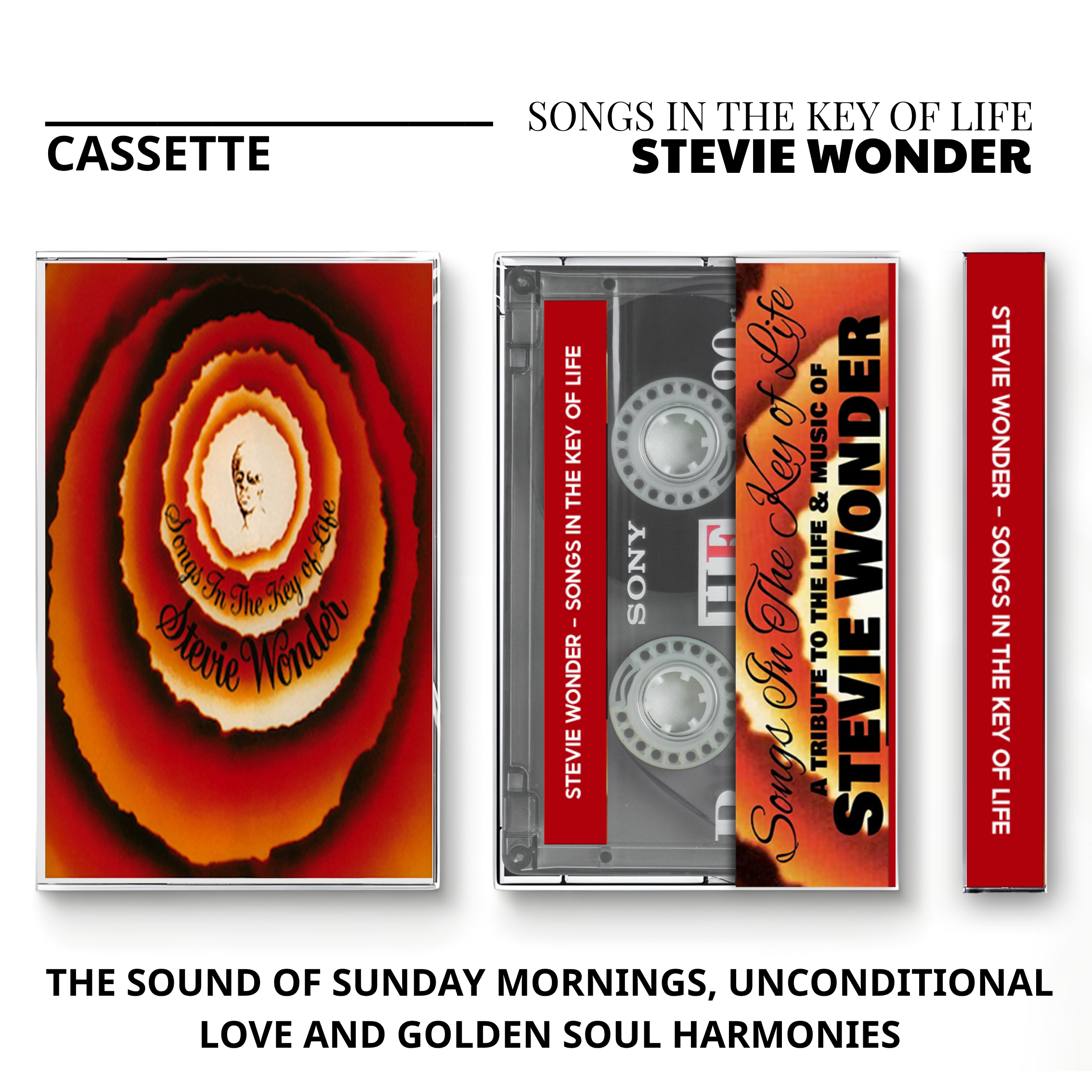 Stevie Wonder Vintage Cassette | Songs in the Key of Life, Innervisions & Talking Book