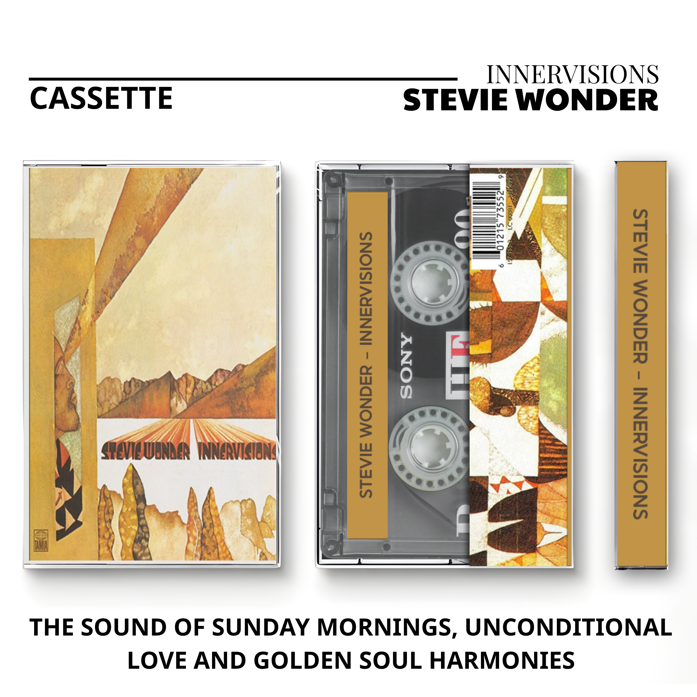 Stevie Wonder Vintage Cassette | Songs in the Key of Life, Innervisions & Talking Book