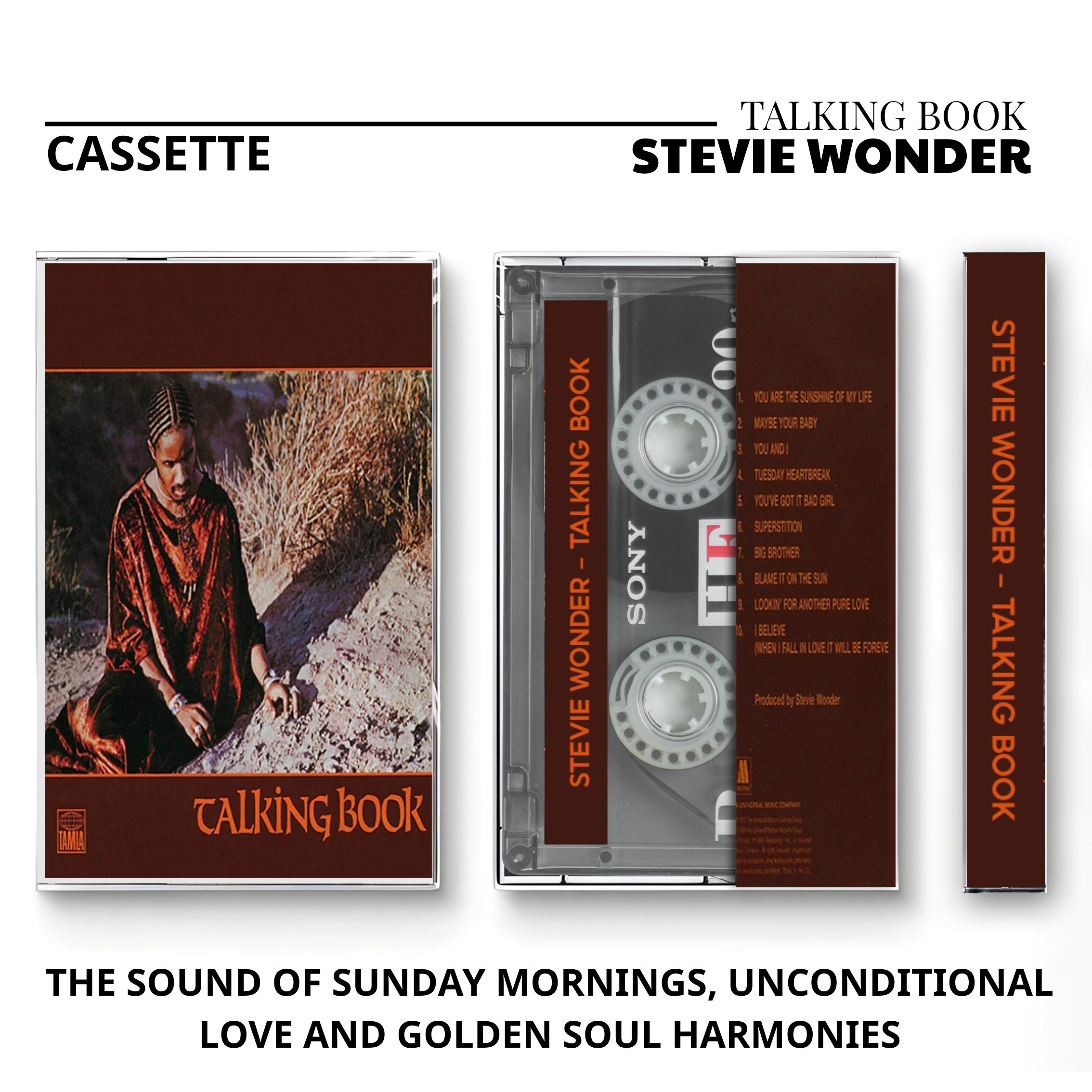 Stevie Wonder Vintage Cassette | Songs in the Key of Life, Innervisions & Talking Book