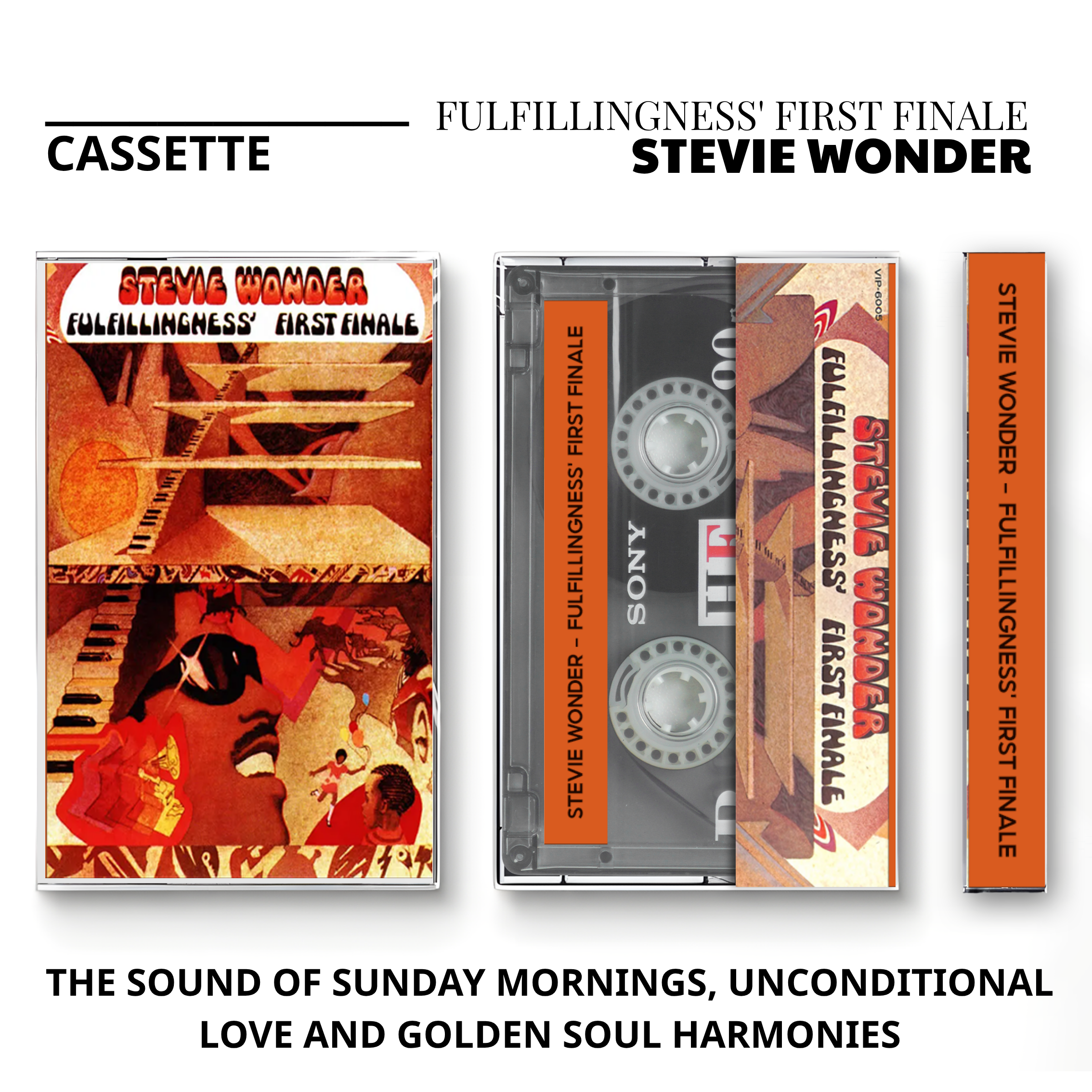 Stevie Wonder Vintage Cassette | Songs in the Key of Life, Innervisions & Talking Book