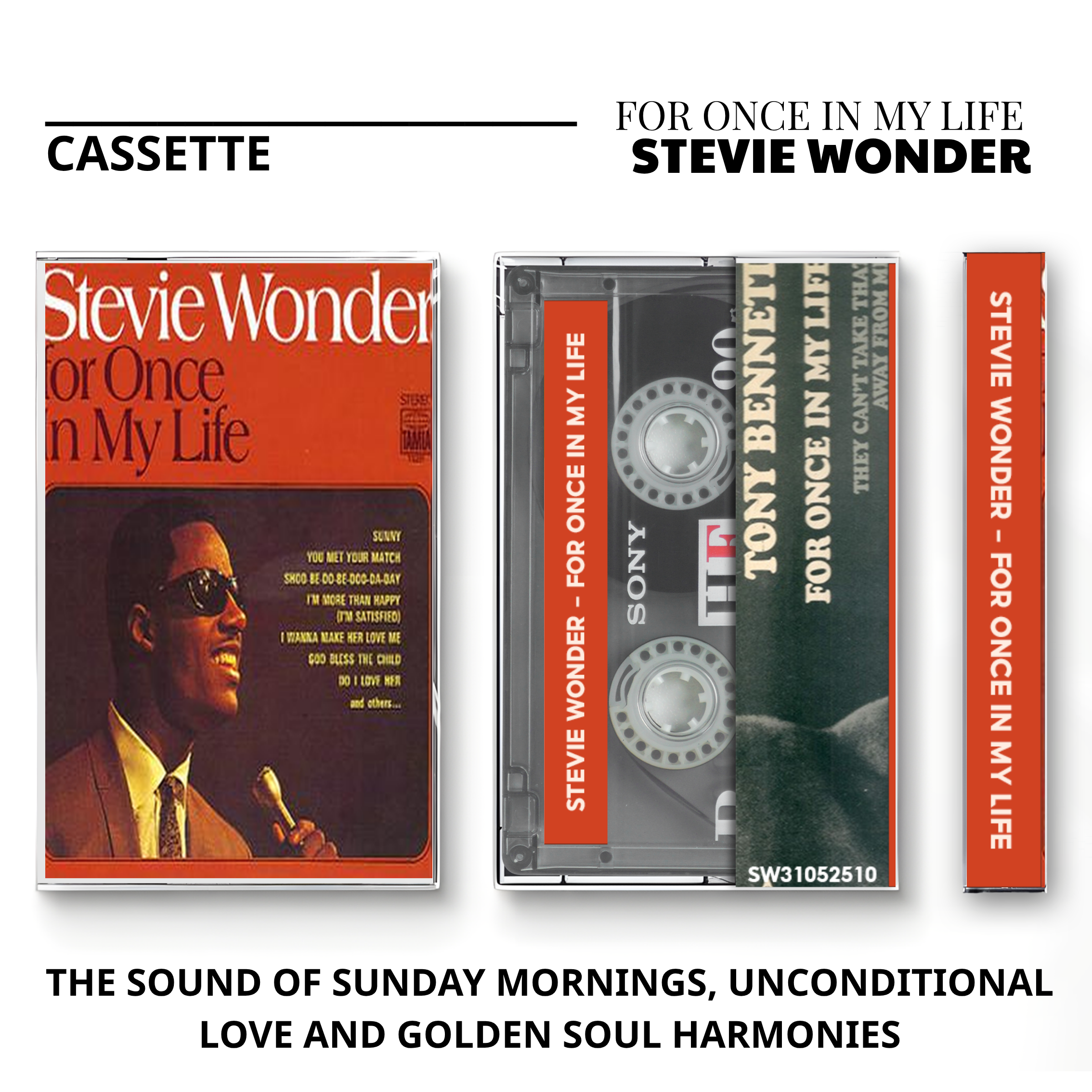 Stevie Wonder Vintage Cassette | Hotter Than July, Signed Sealed & Delivered