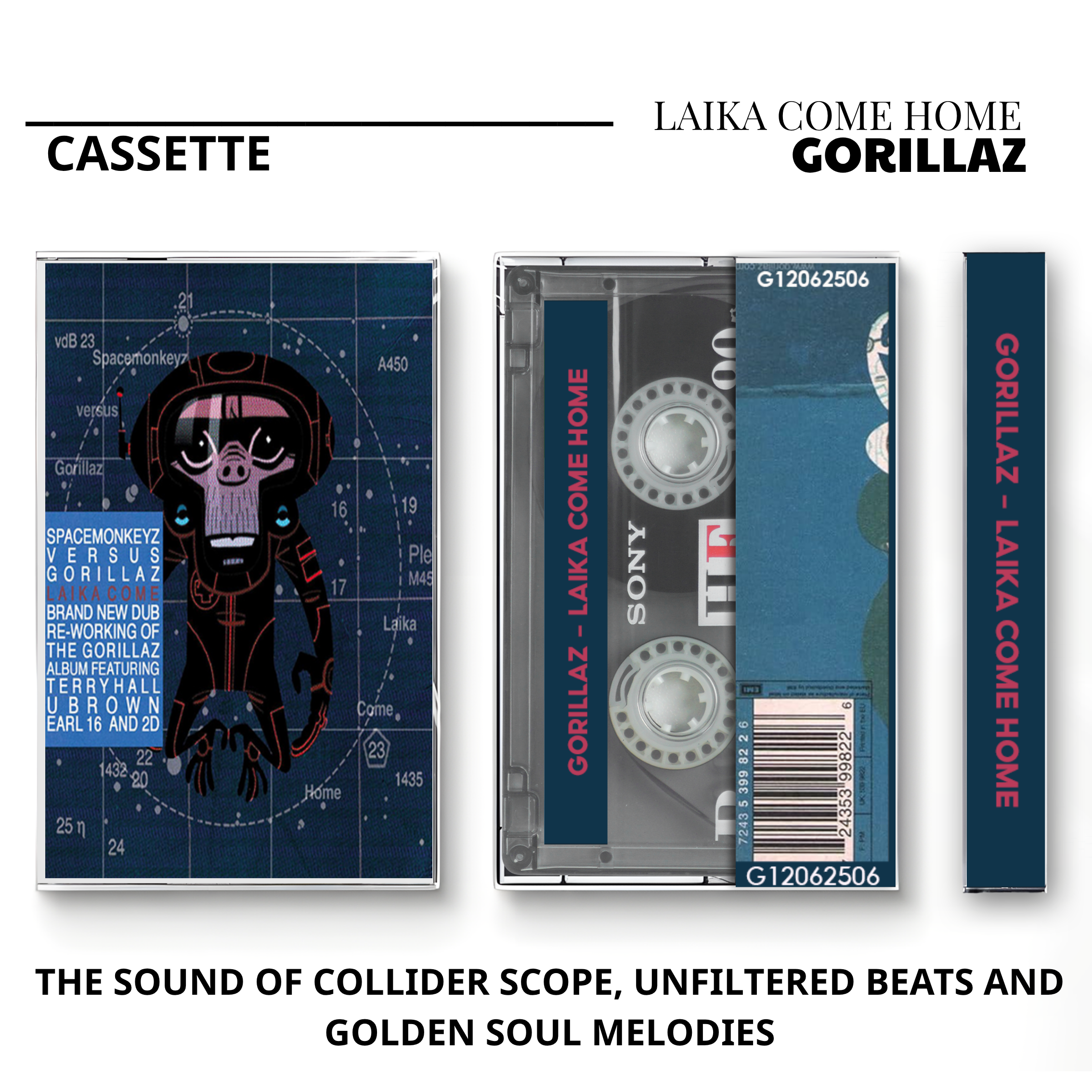 Gorillaz Vintage Cassette | Demon Days, Plastic Beach & Cracker Island Collection