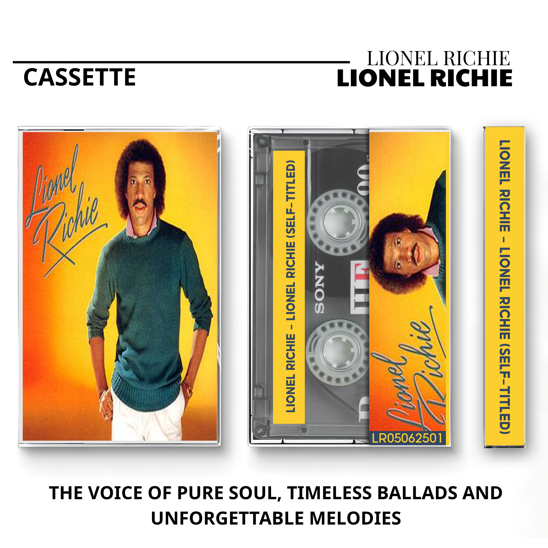 Lionel Richie Vintage Cassette | Can't Slow Down & Dancing on the Ceiling