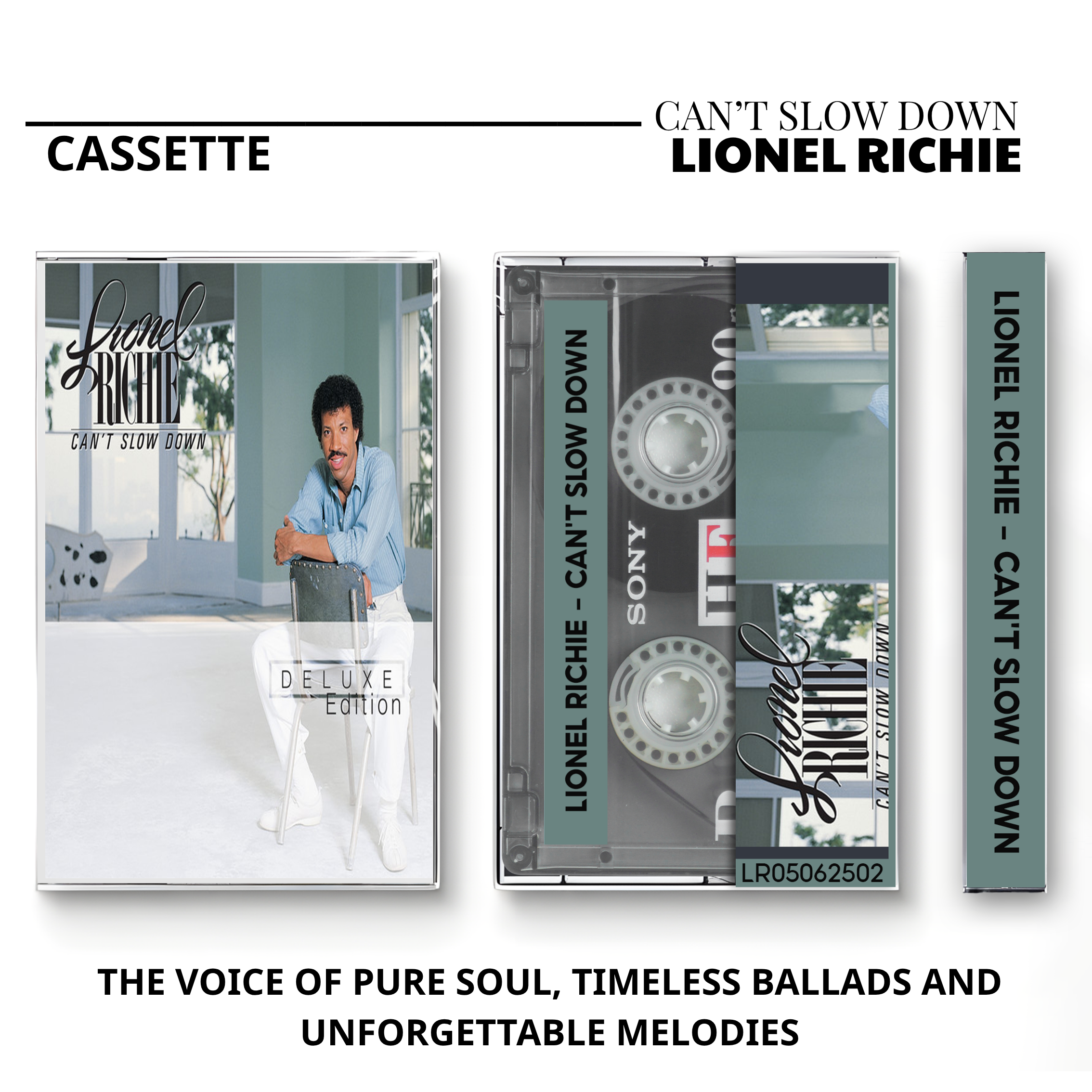 Lionel Richie Vintage Cassette | Can't Slow Down & Dancing on the Ceiling