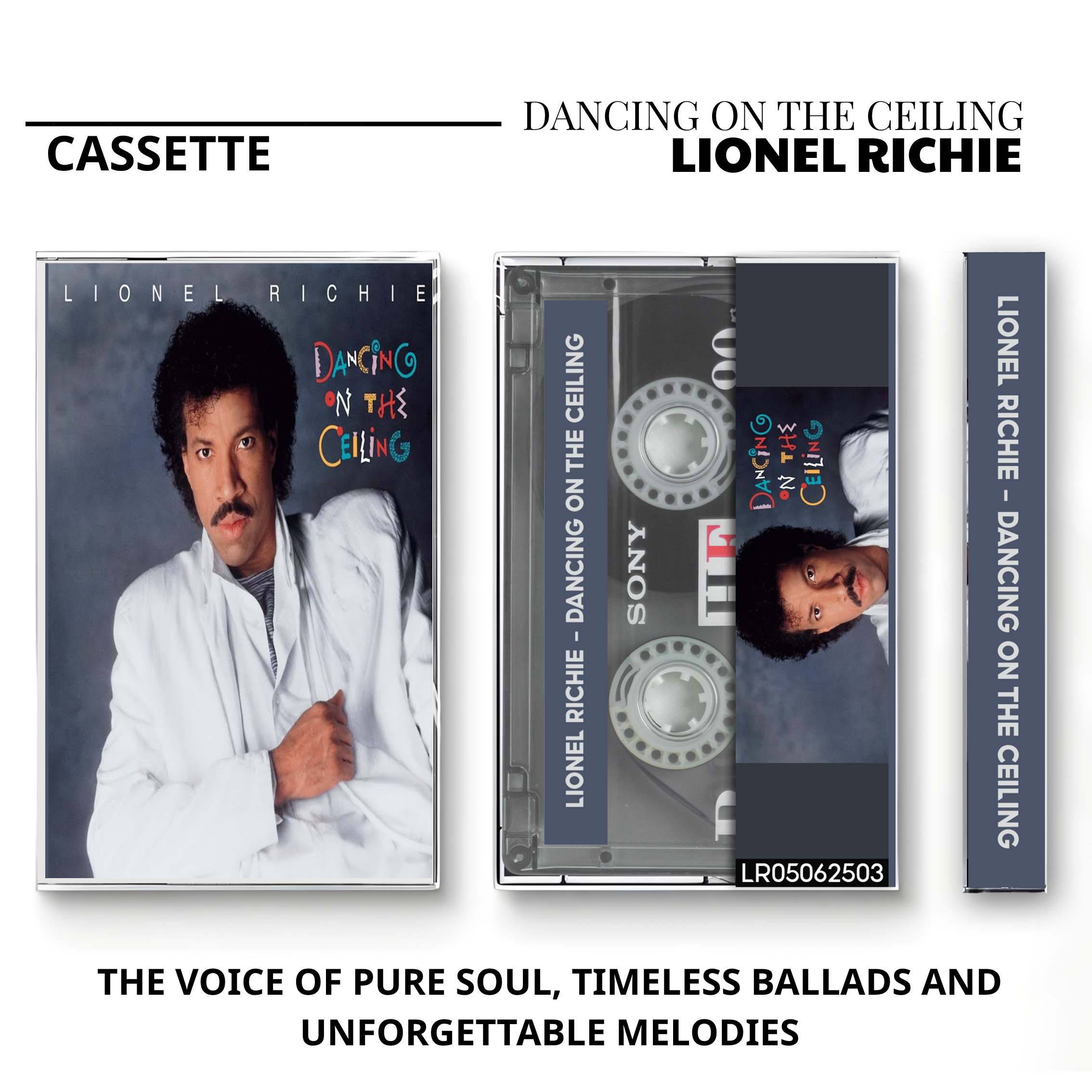 Lionel Richie Vintage Cassette | Can't Slow Down & Dancing on the Ceiling