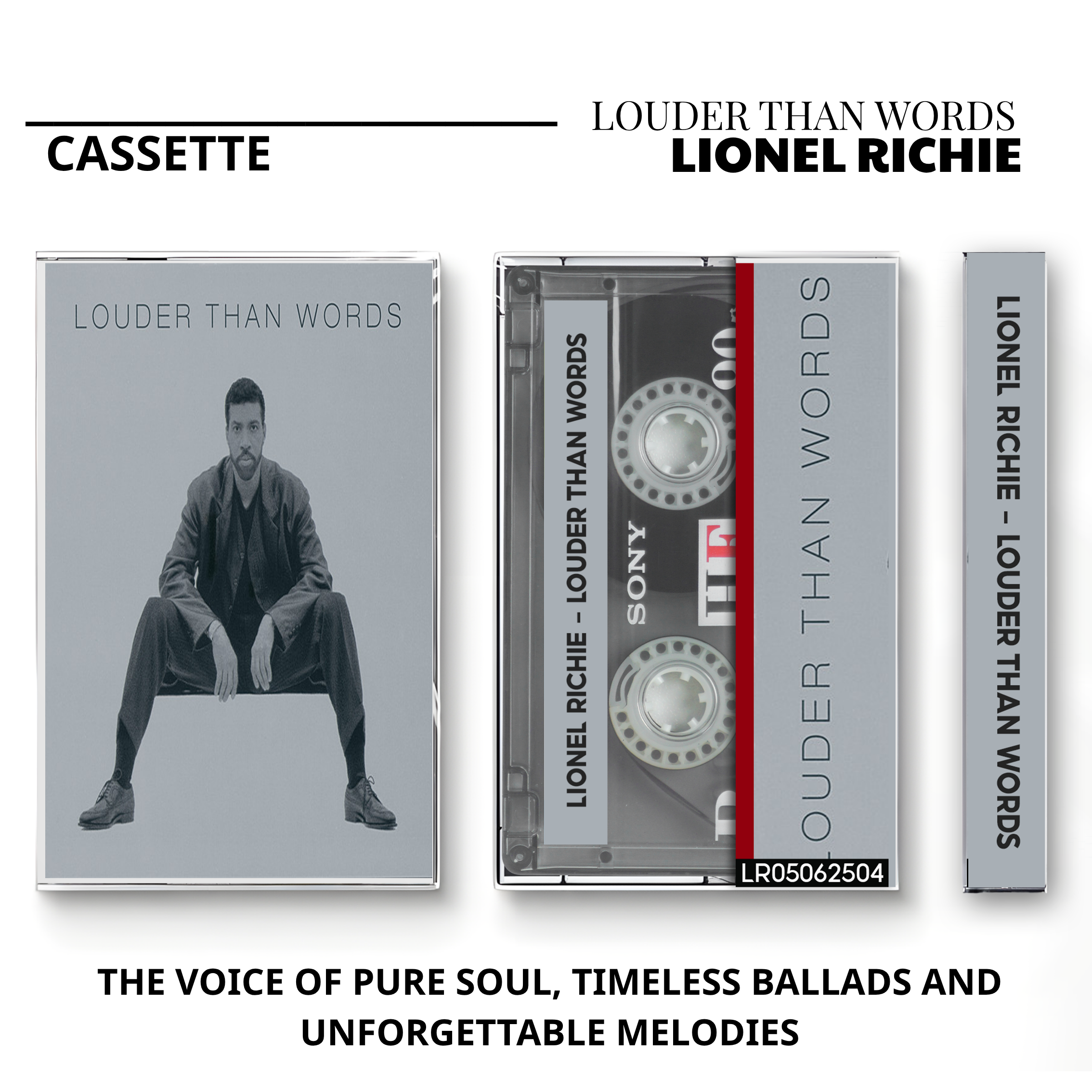 Lionel Richie Vintage Cassette | Can't Slow Down & Dancing on the Ceiling