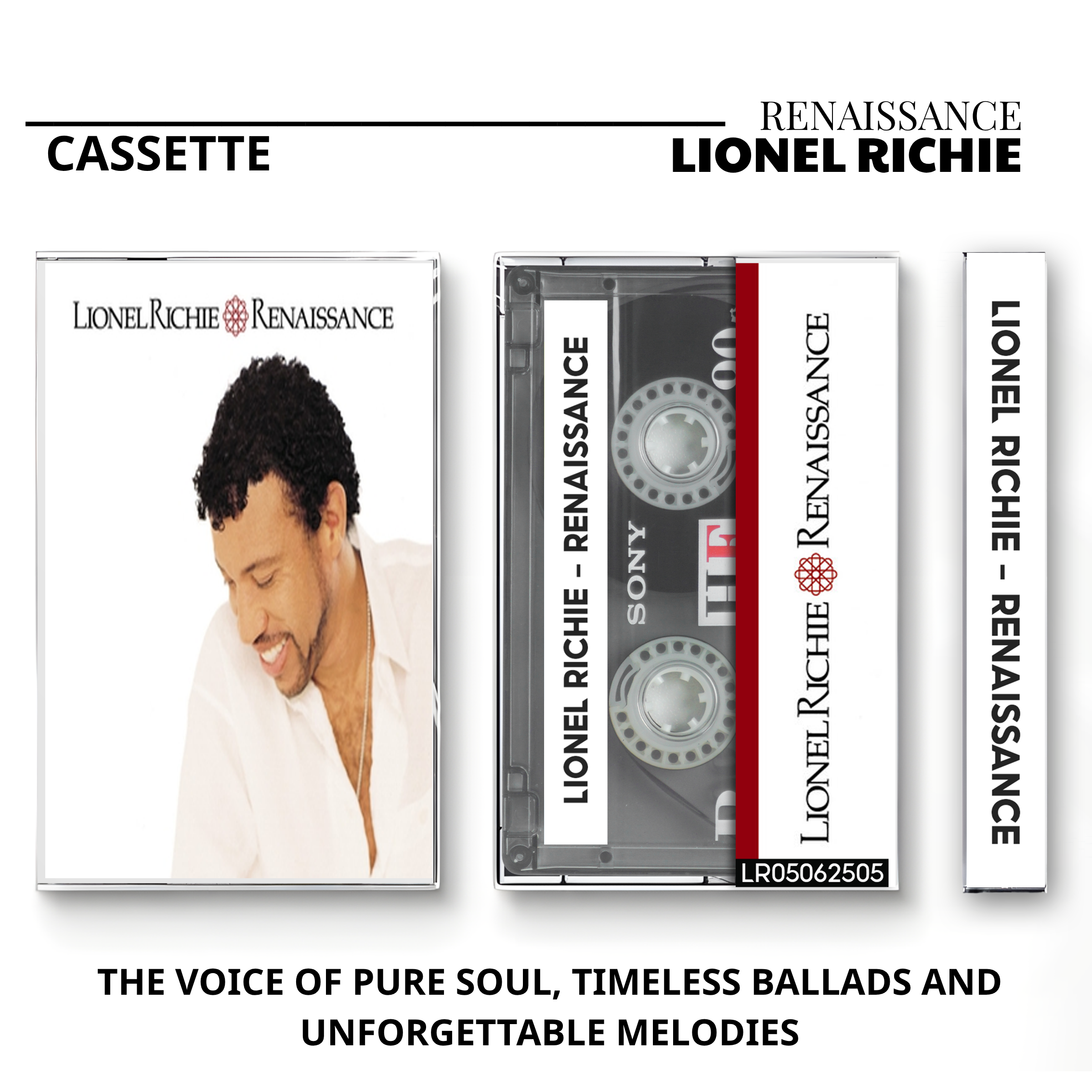 Lionel Richie Vintage Cassette | Can't Slow Down & Dancing on the Ceiling