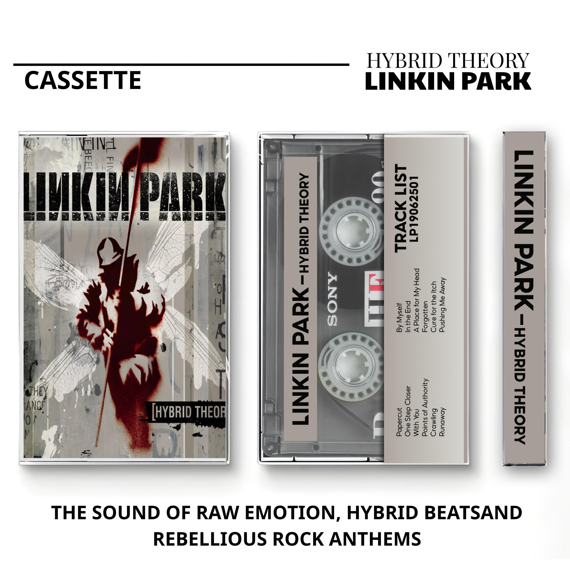 Linkin Park Vintage Cassette | Hybrid Theory, Meteora & Minutes to Midnight