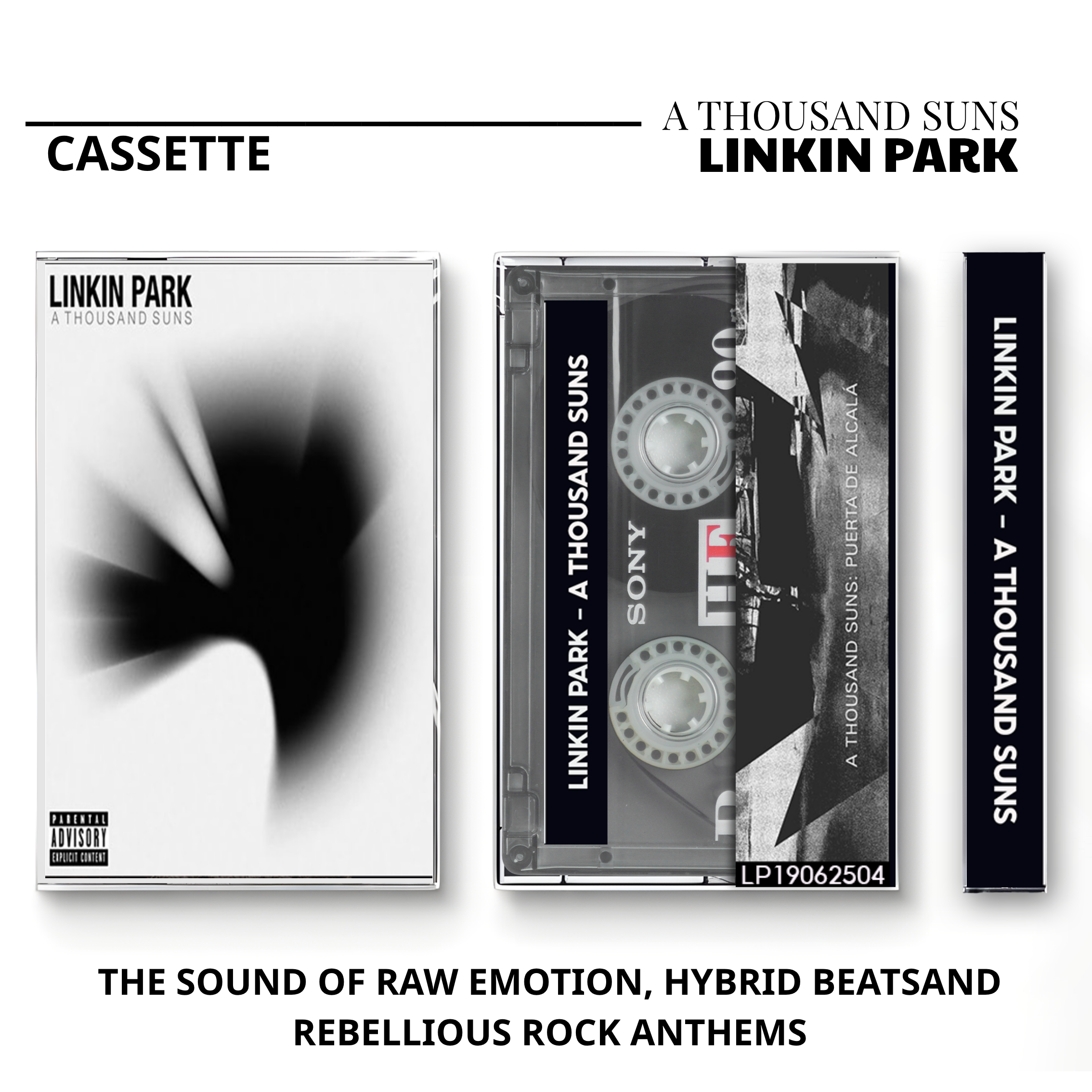 Linkin Park Vintage Cassette | Hybrid Theory, Meteora & Minutes to Midnight