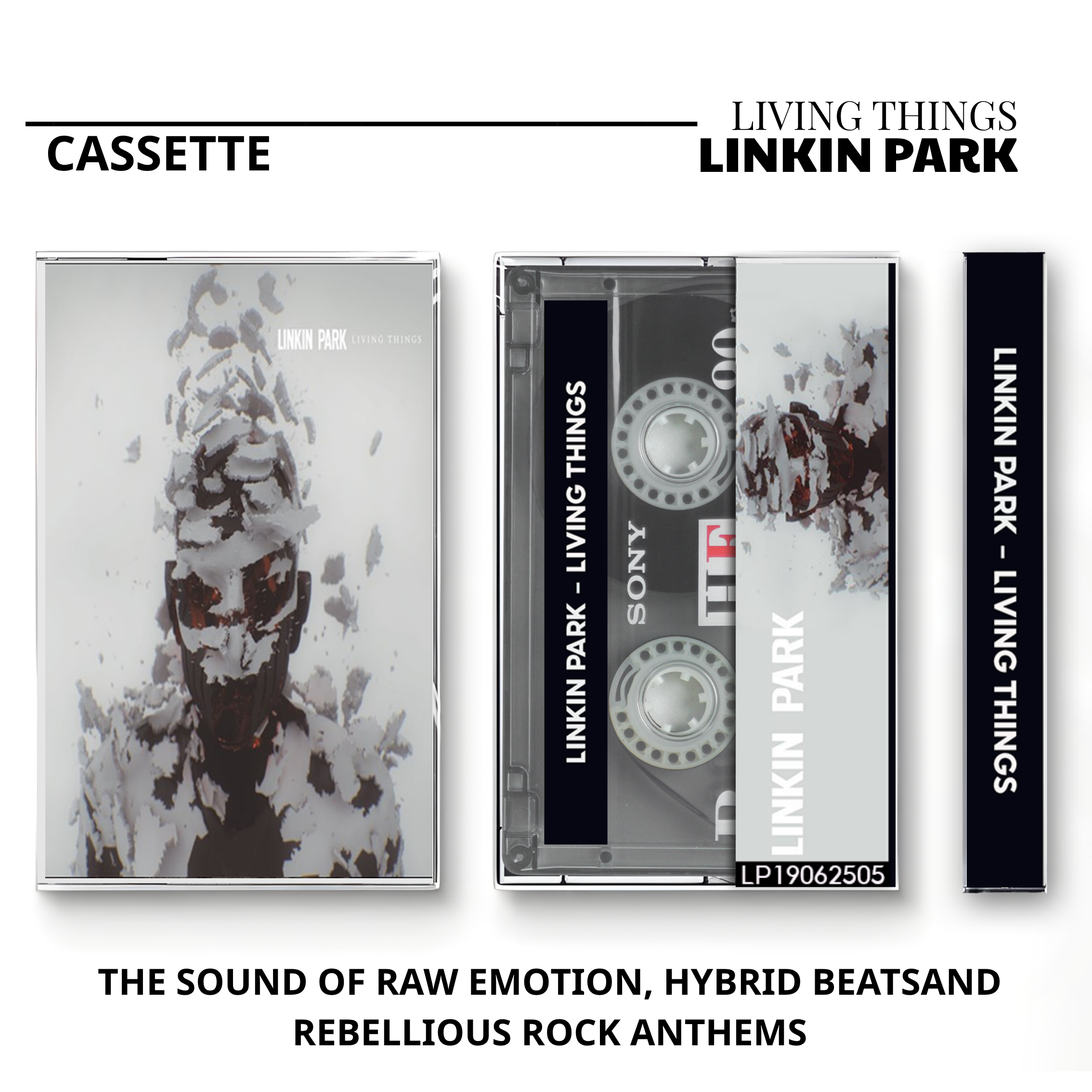 Linkin Park Vintage Cassette | Hybrid Theory, Meteora & Minutes to Midnight