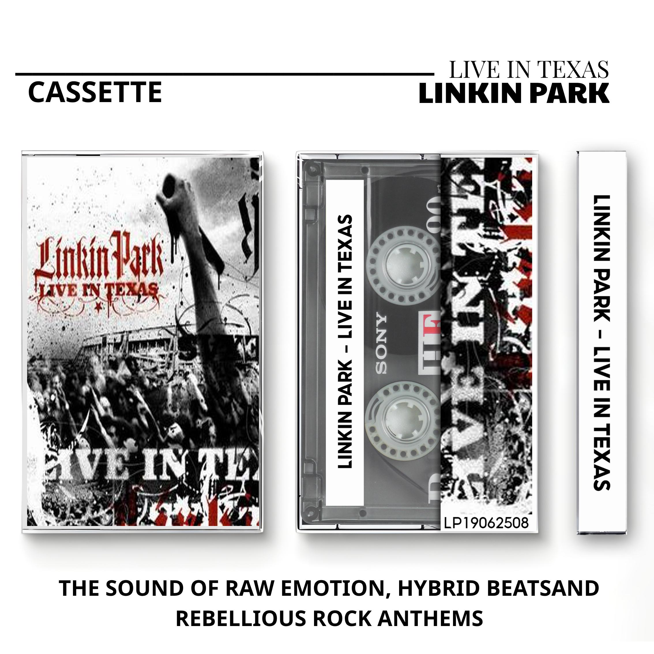 Linkin Park Vintage Cassette | One More Light, Live in Texas & The Hunting Party