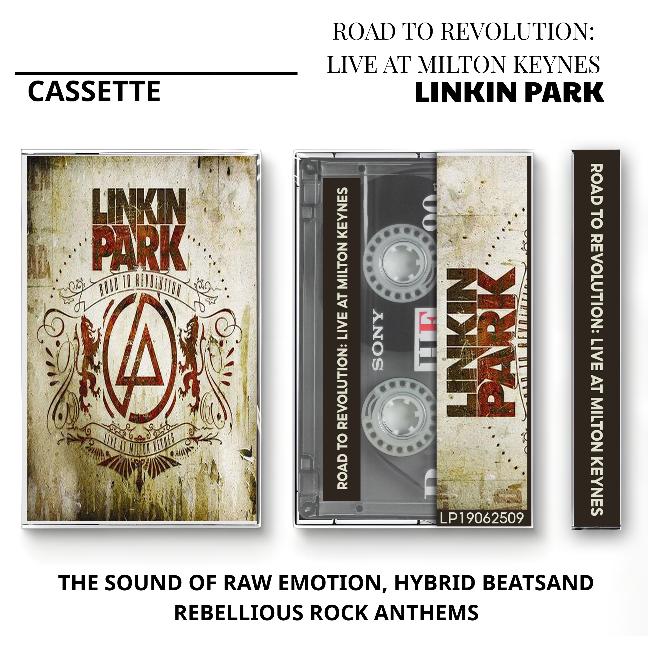 Linkin Park Vintage Cassette | One More Light, Live in Texas & The Hunting Party