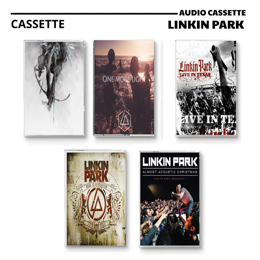 Linkin Park Vintage Cassette | One More Light, Live in Texas & The Hunting Party