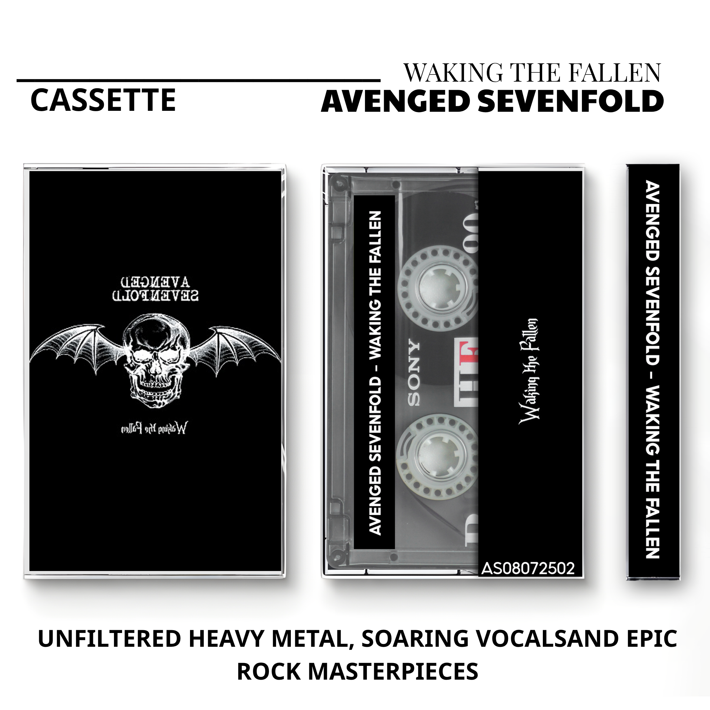 Avenged Sevenfold Vintage Cassette | Nightmare, Waking the Fallen & City of Evil