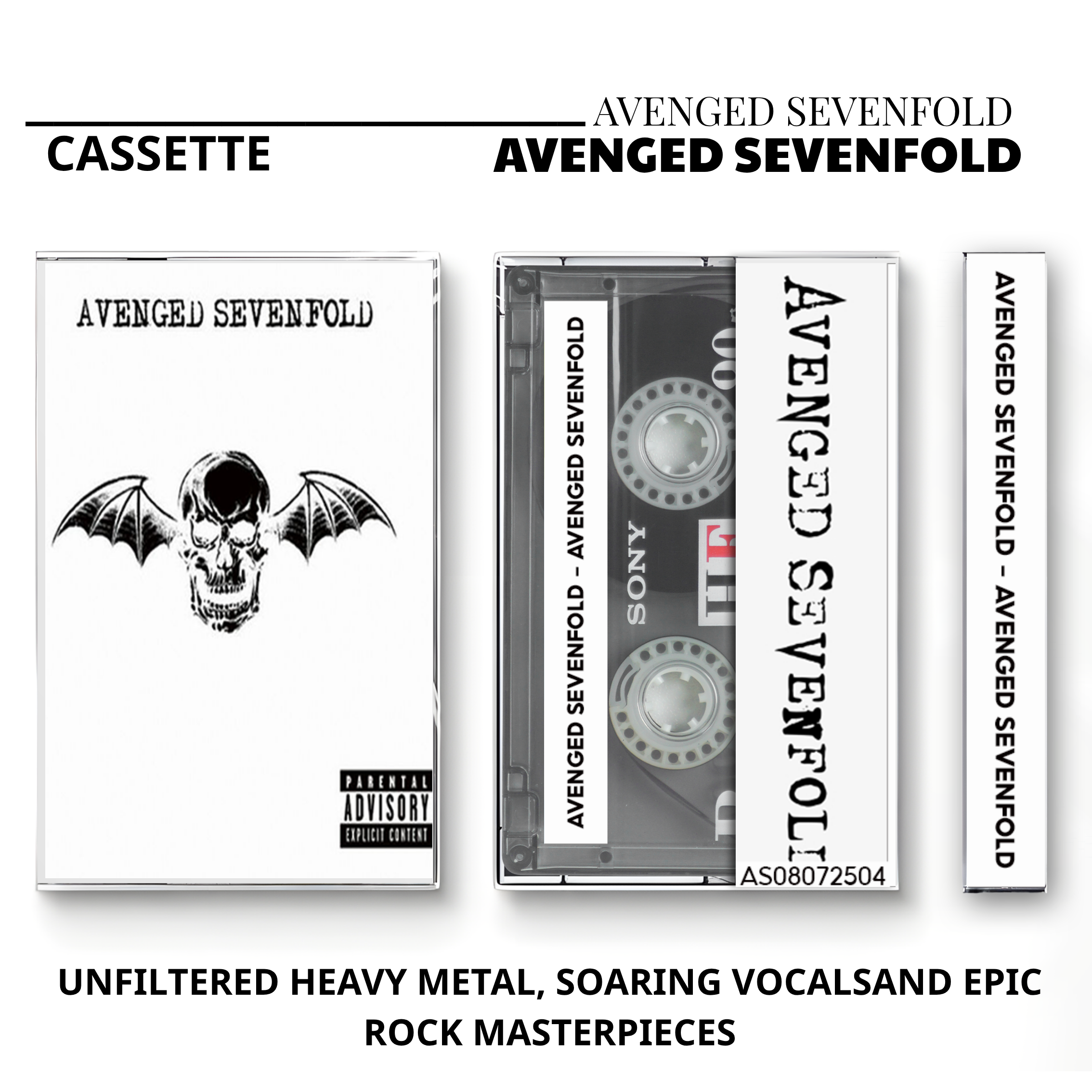 Avenged Sevenfold Vintage Cassette | Nightmare, Waking the Fallen & City of Evil