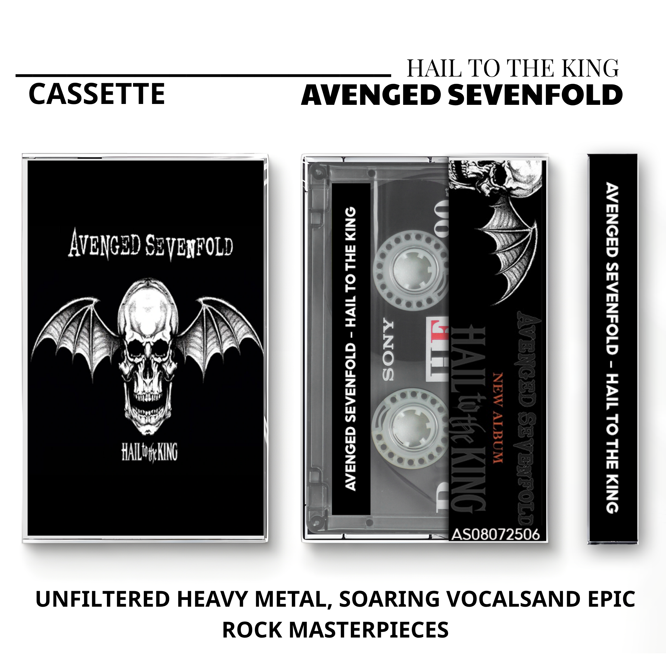 Avenged Sevenfold Vintage Cassette | Nightmare, Waking the Fallen & City of Evil