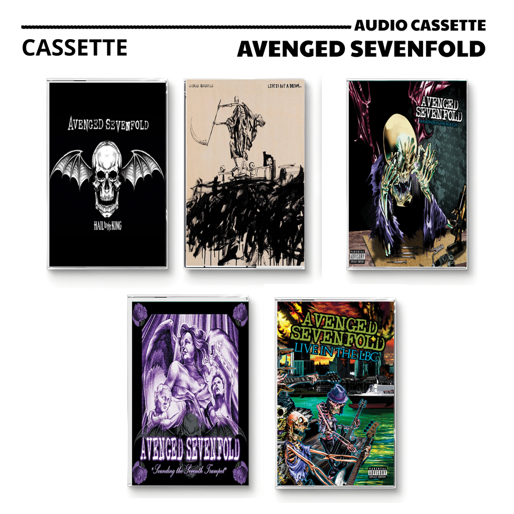 Avenged Sevenfold Vintage Cassette | Hail to the King, Life Is But a Dream & Live in the LBC