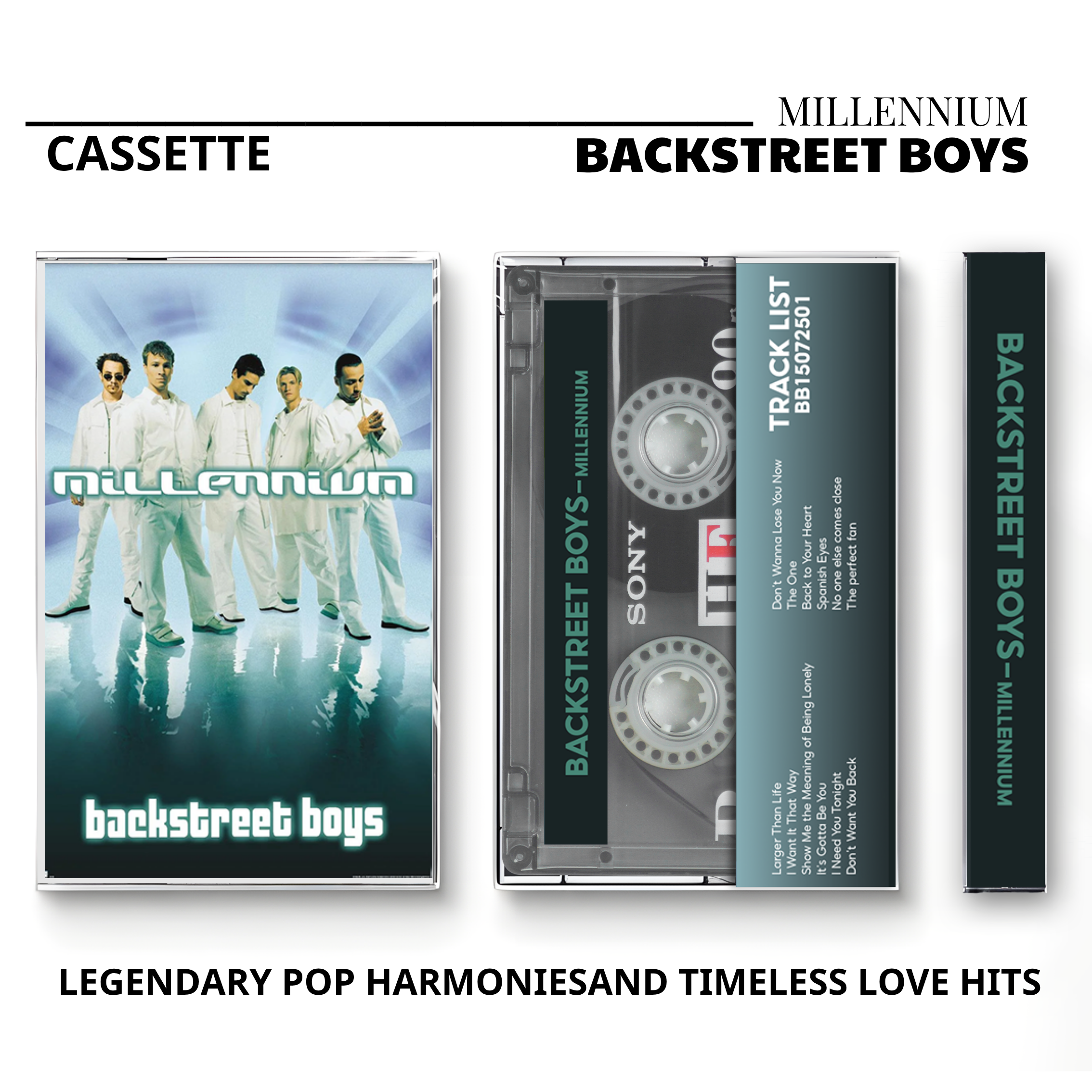 Backstreet Boys Vintage Cassette | Millennium, Black & Blue & Never Gone