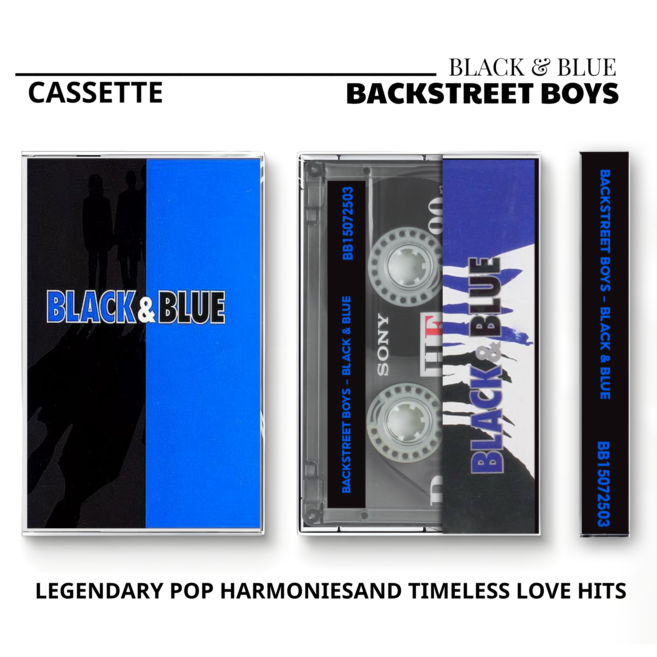 Backstreet Boys Vintage Cassette | Millennium, Black & Blue & Never Gone