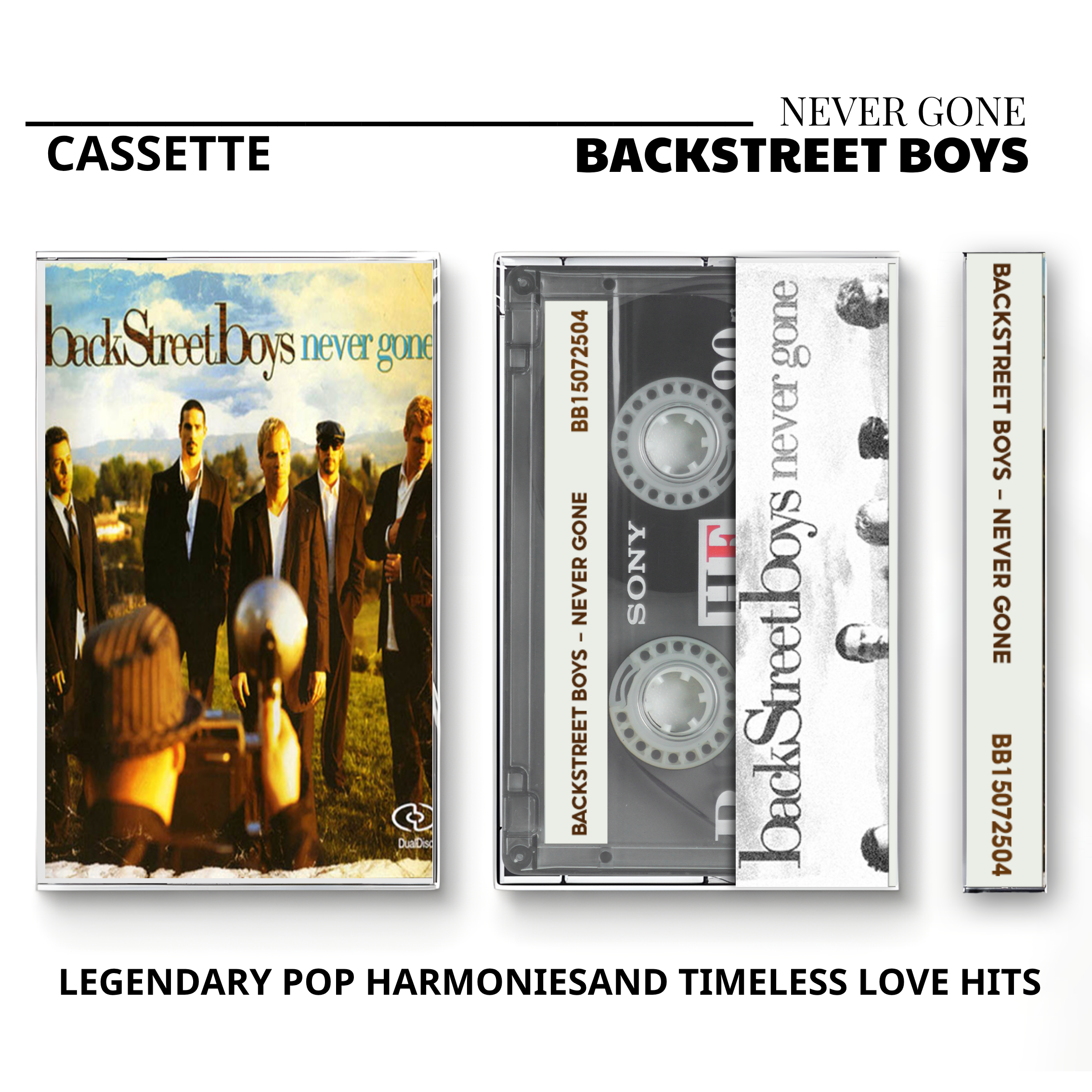 Backstreet Boys Vintage Cassette | Millennium, Black & Blue & Never Gone