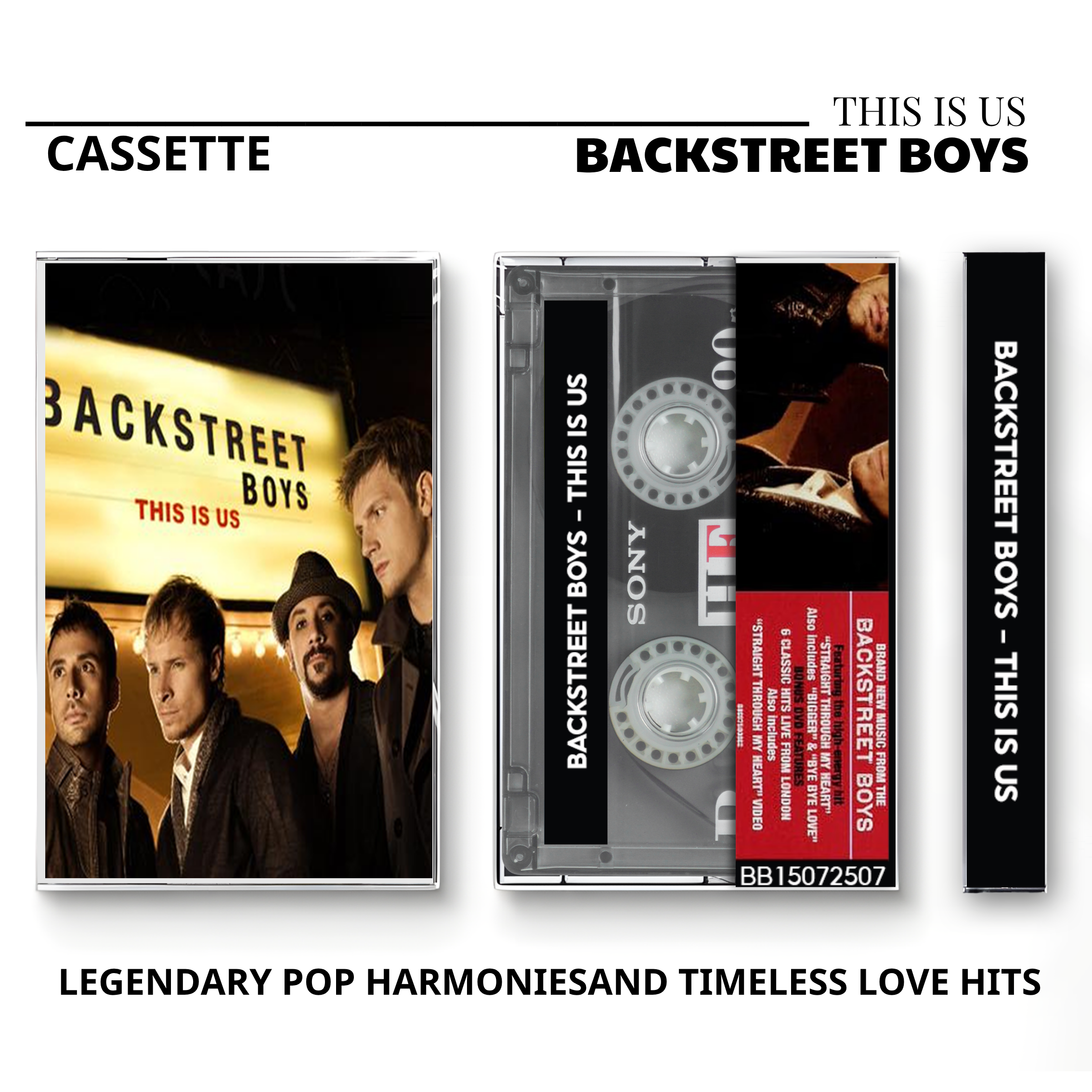 Backstreet Boys Vintage Cassette | Backstreet's Back, DNA & Unbreakable Set