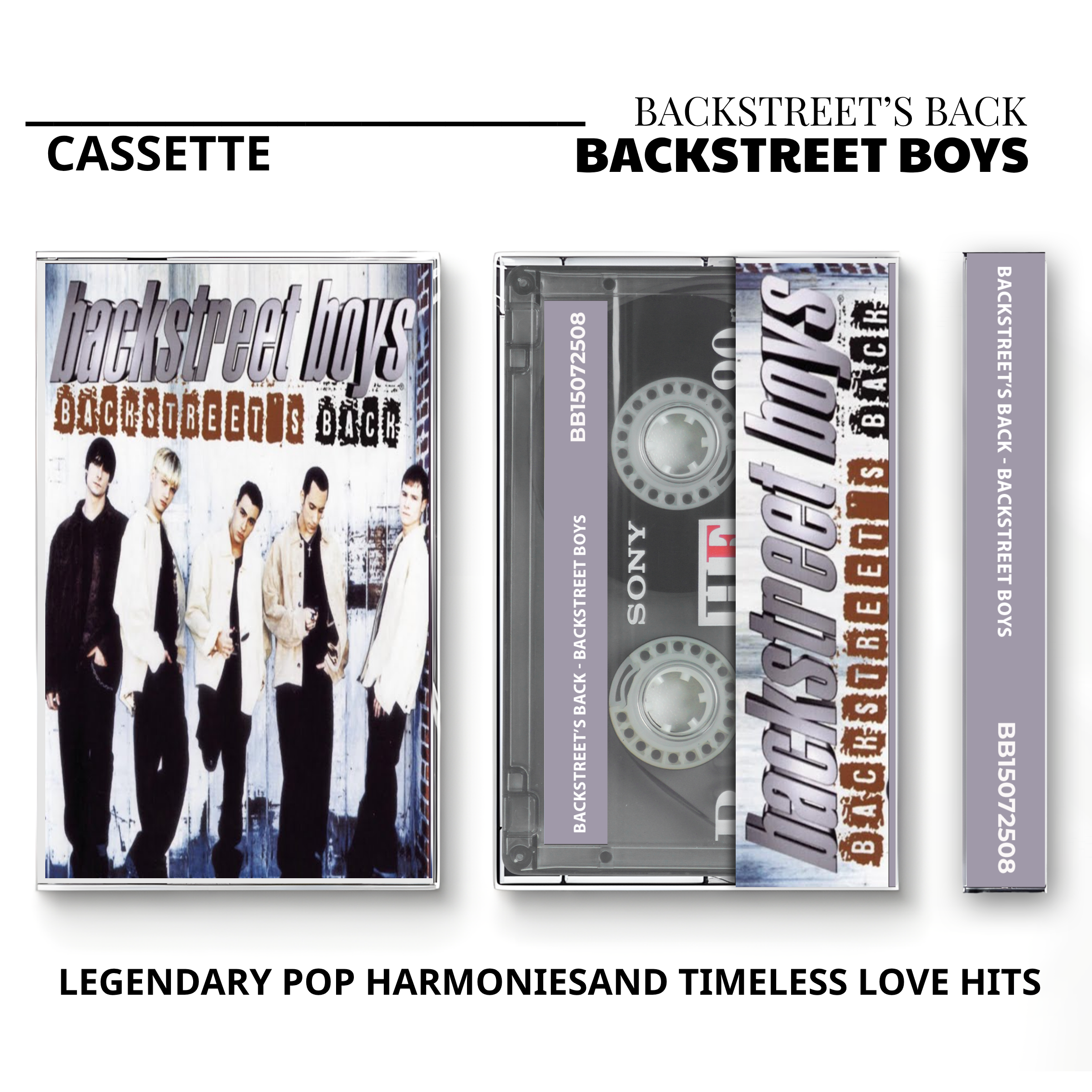 Backstreet Boys Vintage Cassette | Backstreet's Back, DNA & Unbreakable Set