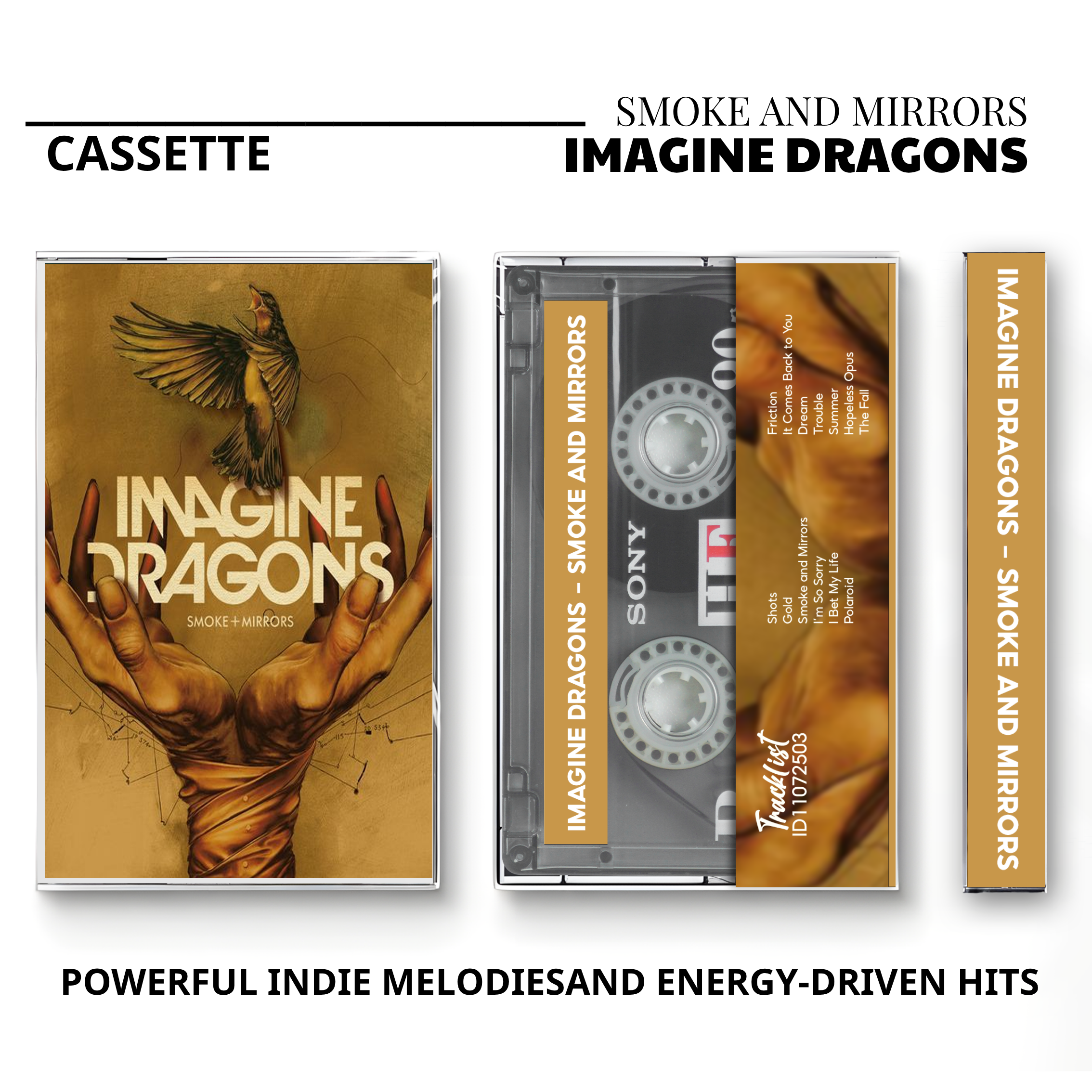 Imagine Dragons Vintage Cassette | Evolve, Night Visions & Smoke + Mirrors