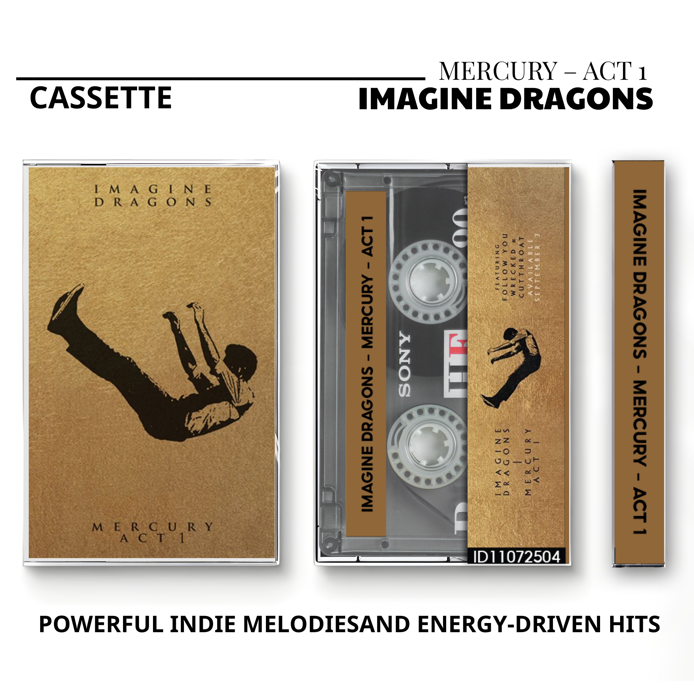 Imagine Dragons Vintage Cassette | Evolve, Night Visions & Smoke + Mirrors