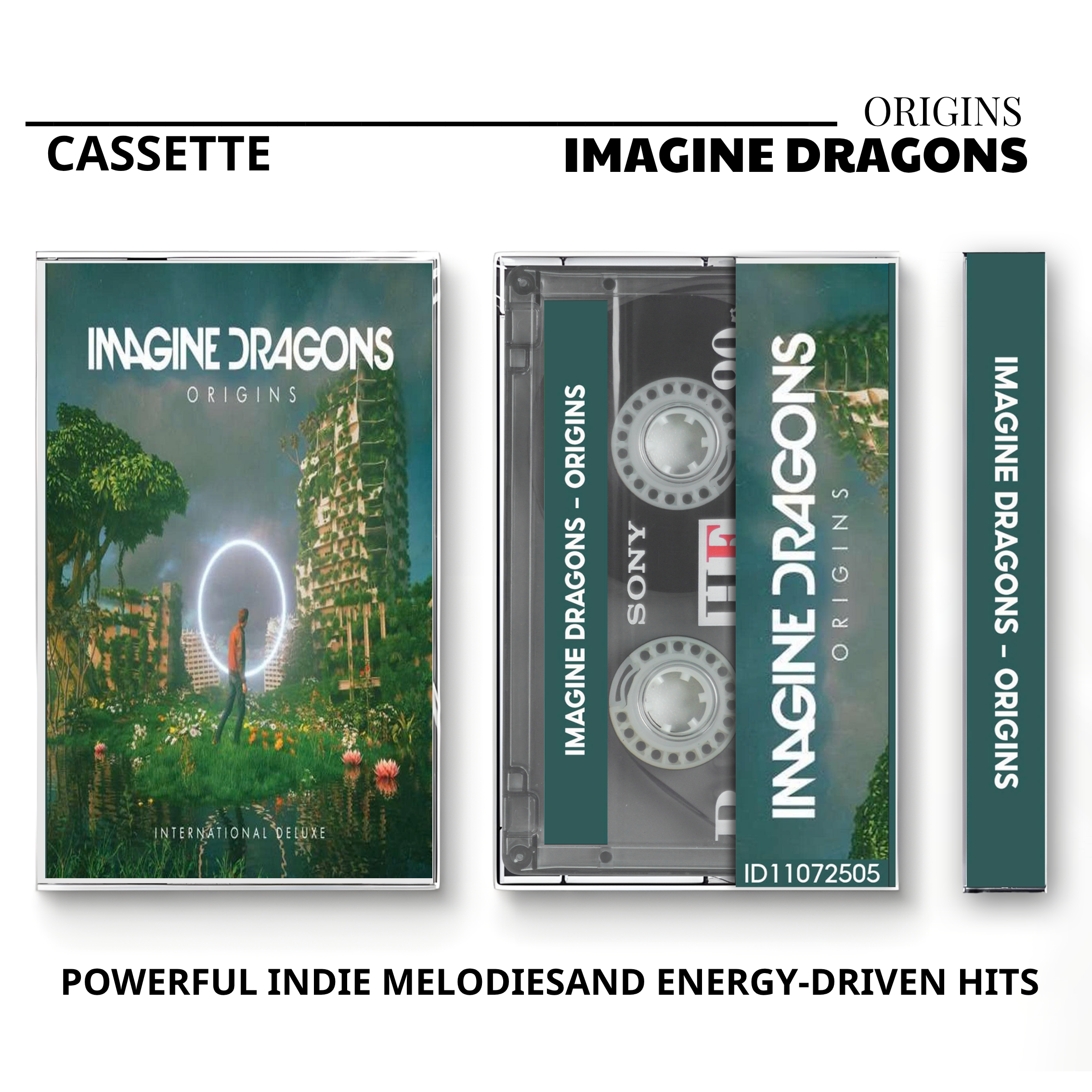 Imagine Dragons Vintage Cassette | Evolve, Night Visions & Smoke + Mirrors