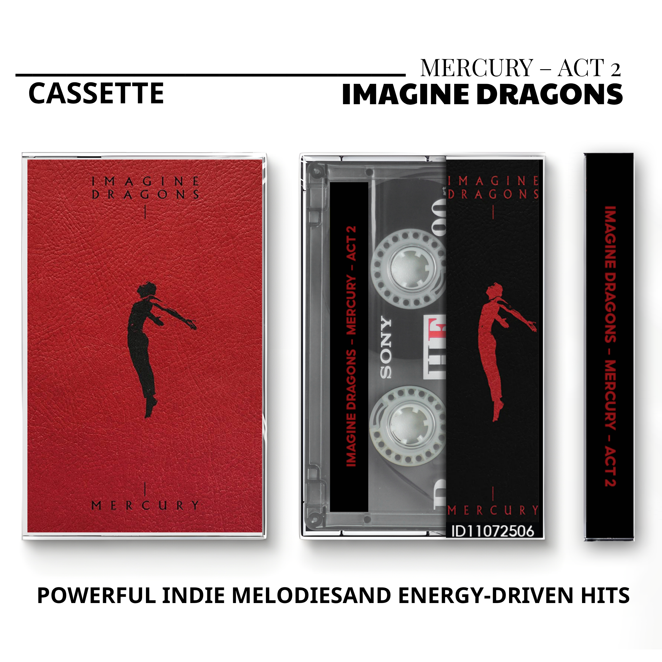 Imagine Dragons Vintage Cassette | Mercury Act 2, Greatest Hits & Night Visions Live