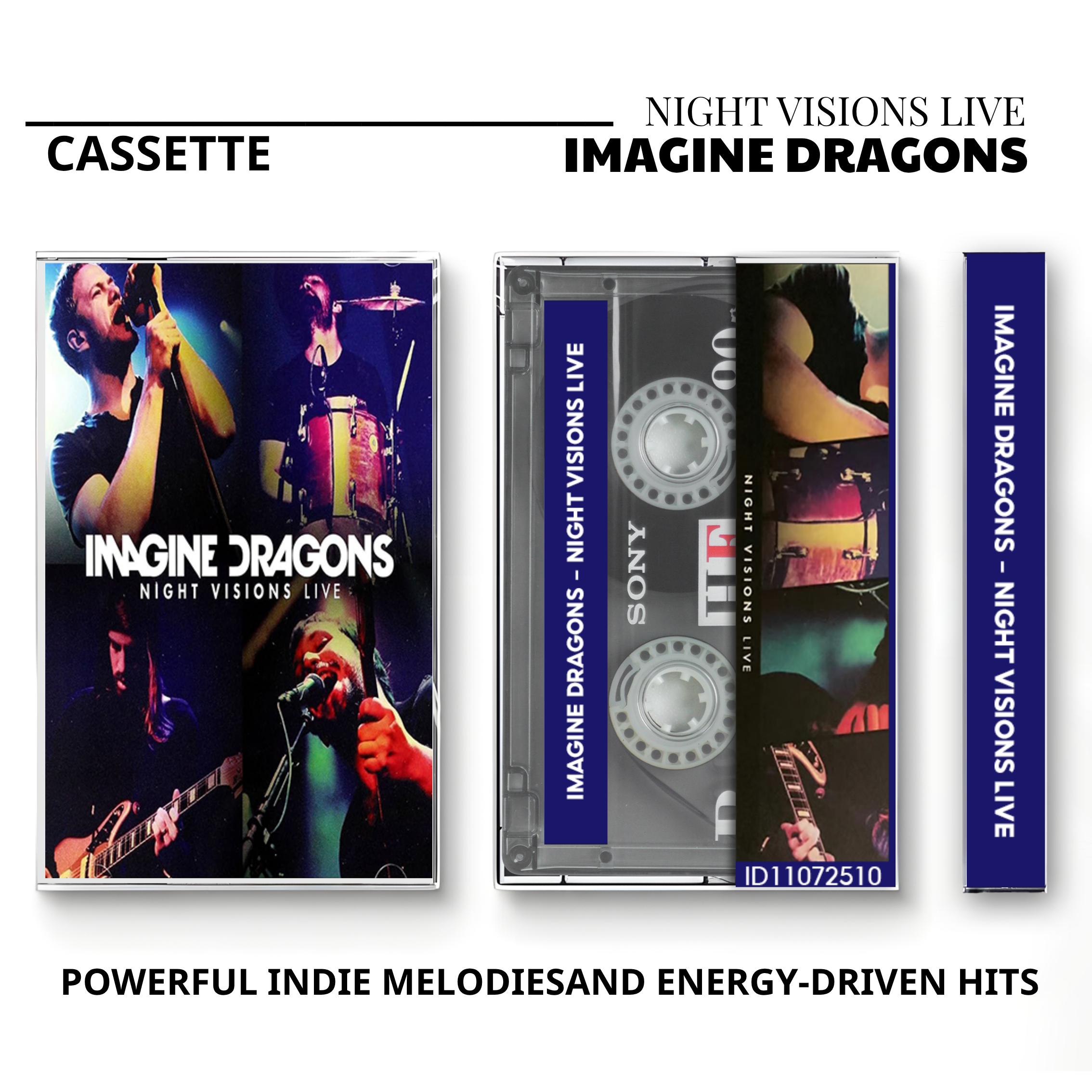 Imagine Dragons Vintage Cassette | Mercury Act 2, Greatest Hits & Night Visions Live